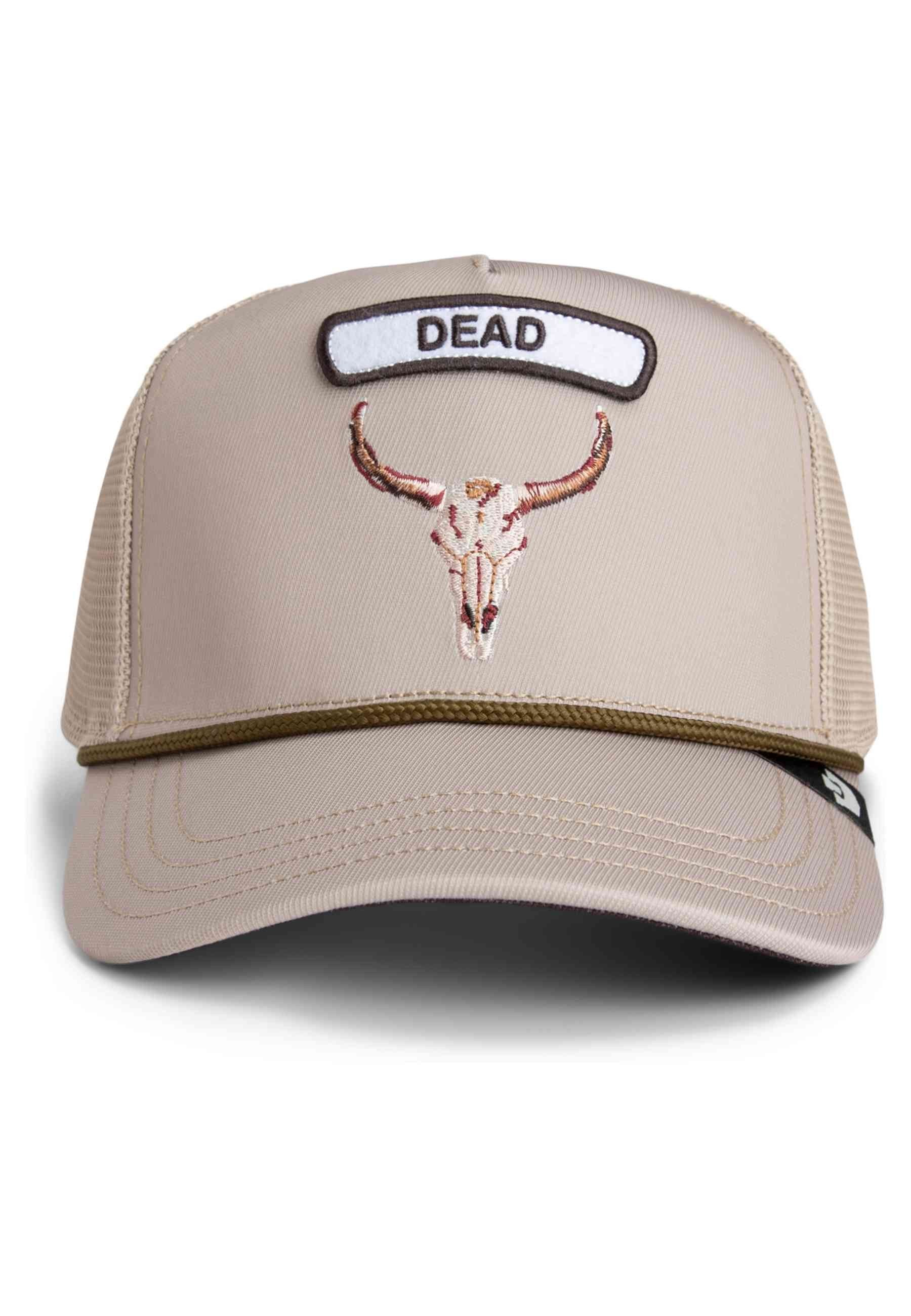 GORRA GOORIN BROS BEIGE CALAVERA GB2 SKULL TRUCKER CAP