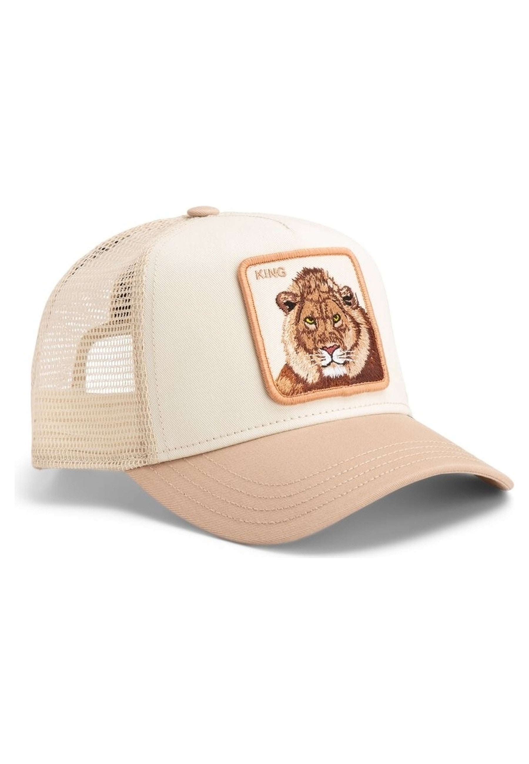 GORRA GOORIN BROS BEIGE LEON KING TRUCKER CAP