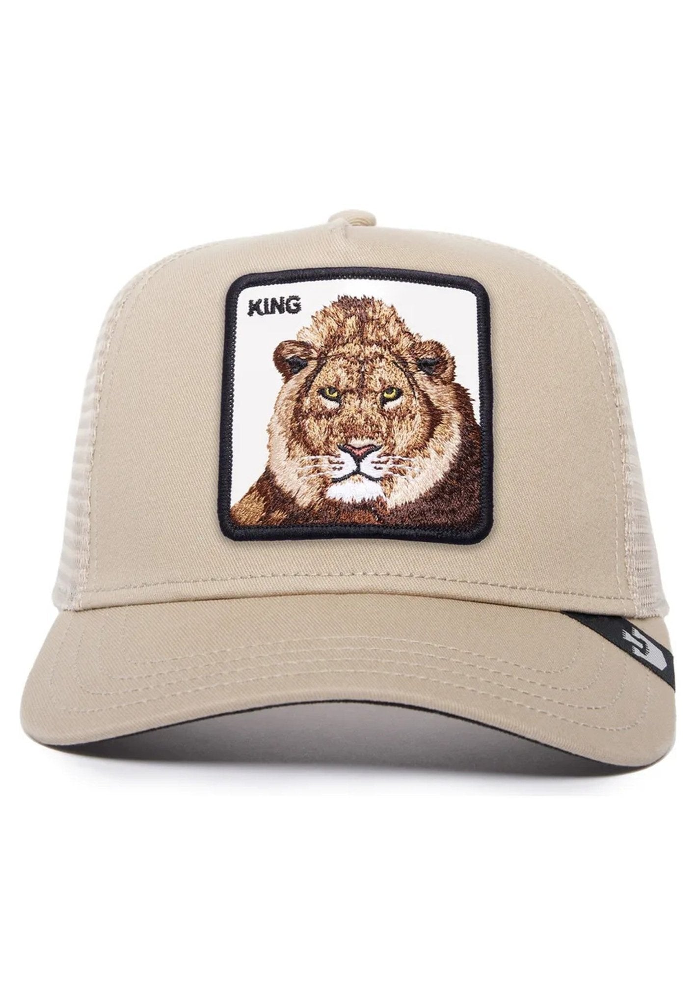 GORRA GOORIN BROS BEIGE LEON THE KIN LION TRUCKER CAP - AREA ZERO