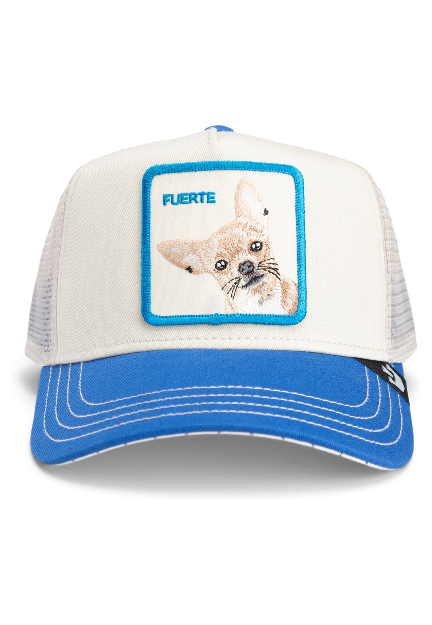 GORRA GOORIN BROS BEIGE/ROYAL CHIHUAHUA THE FUERTE DOT TRUCKER CAP - AREA ZERO