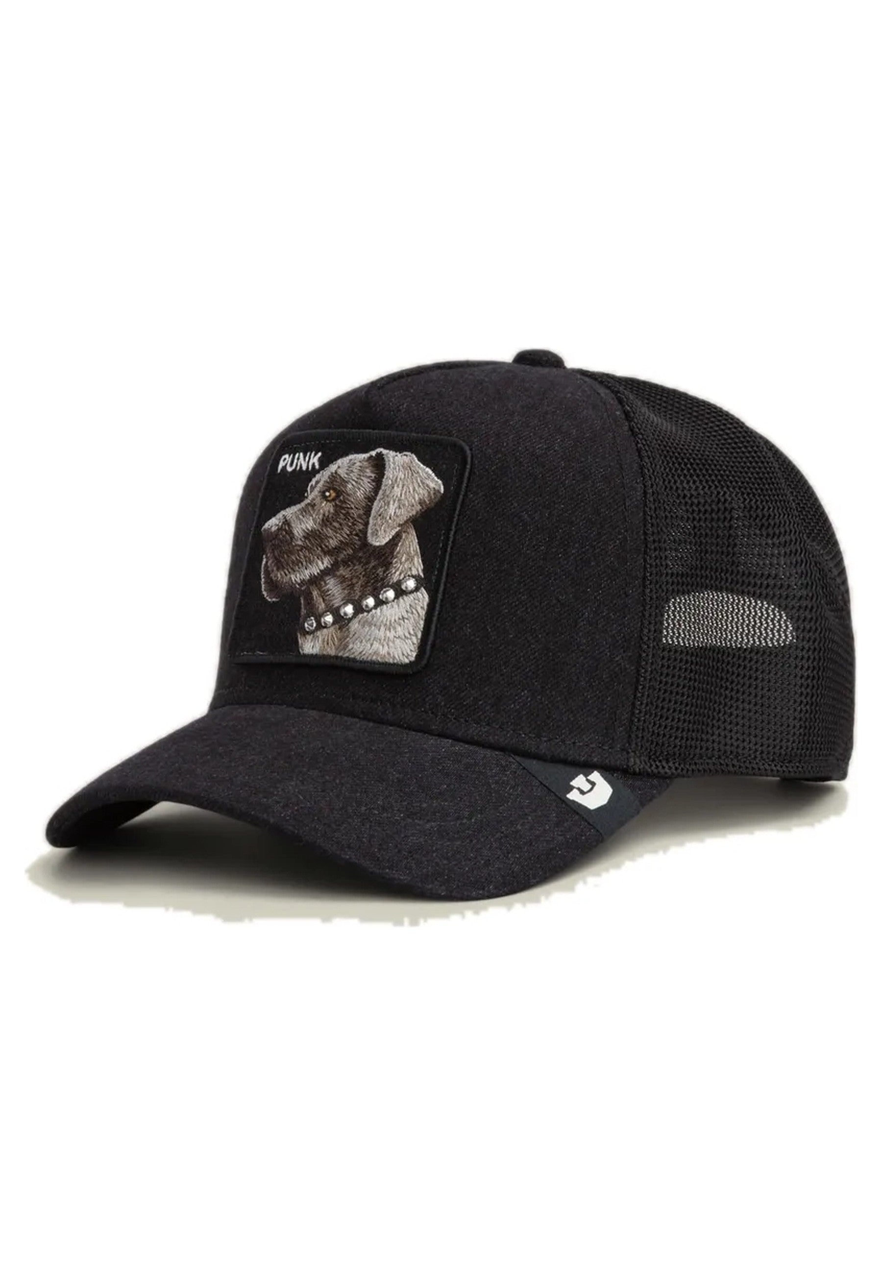GORRA GOORIN BROS BLACK DENIM PUNK DAWG TRUCKER CAP