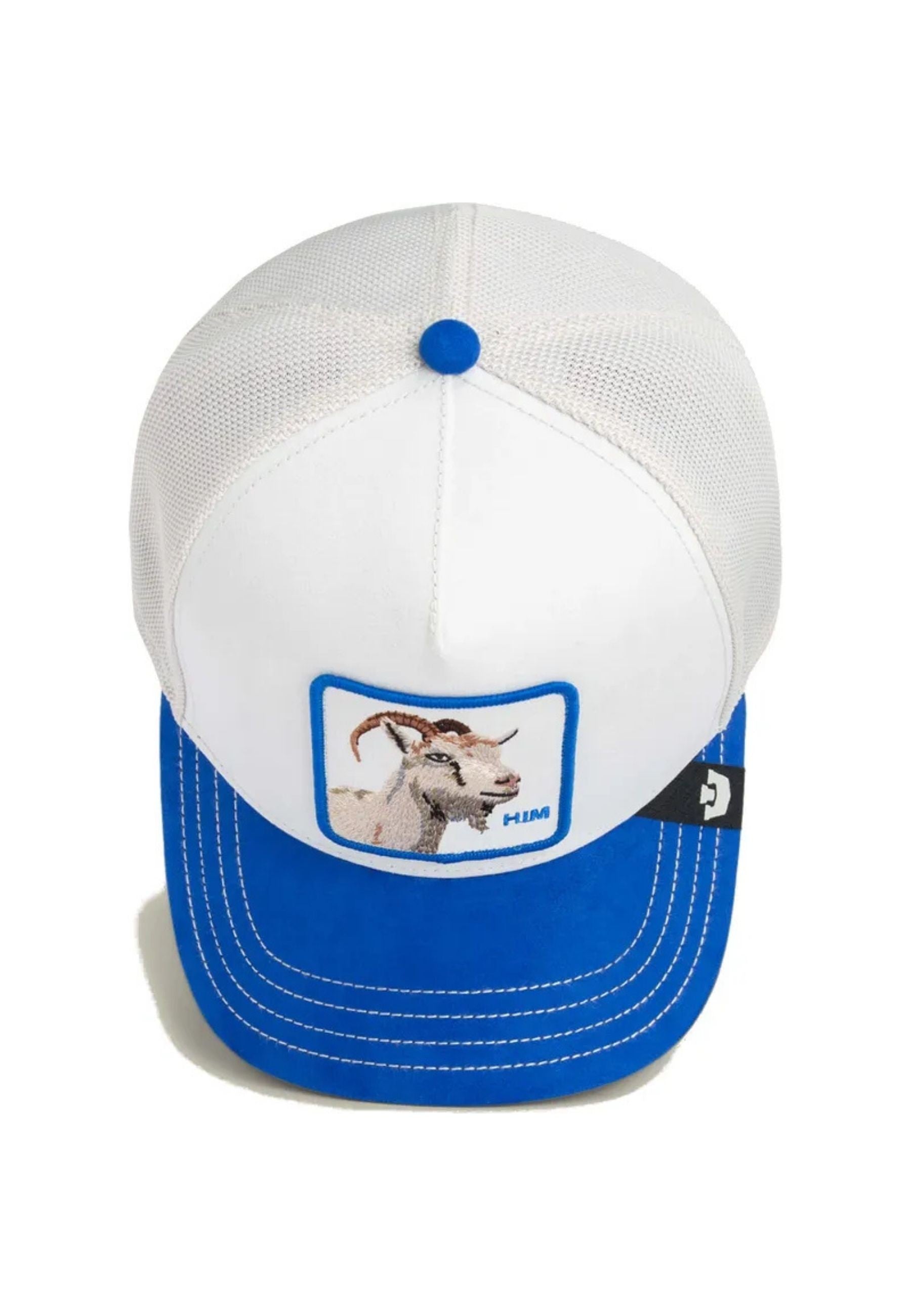 GORRA GOORIN BROS BLANCA CABRA SUEDE VISOR GOAT TRUCKER CAP