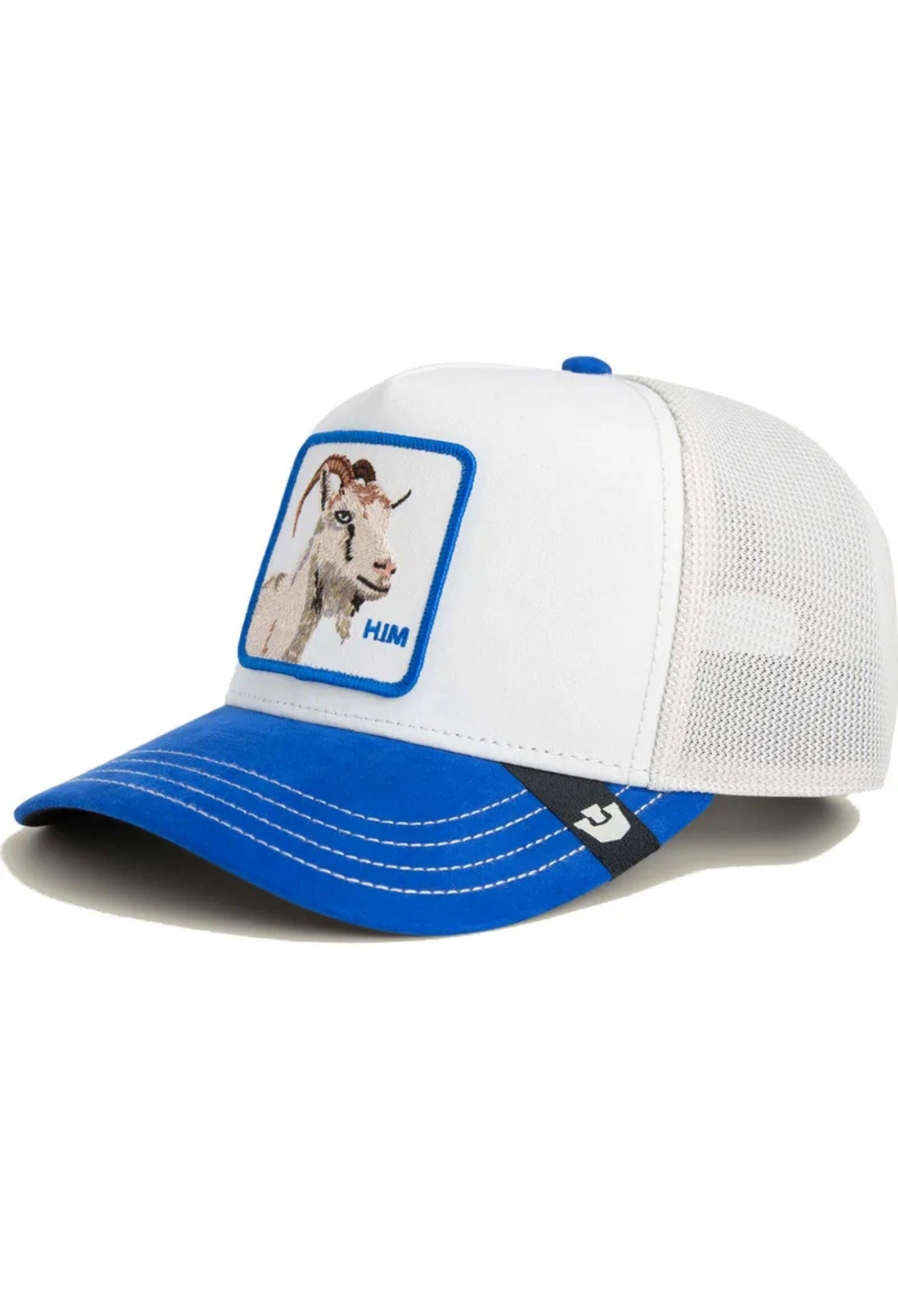 GORRA GOORIN BROS BLANCA CABRA SUEDE VISOR GOAT TRUCKER CAP