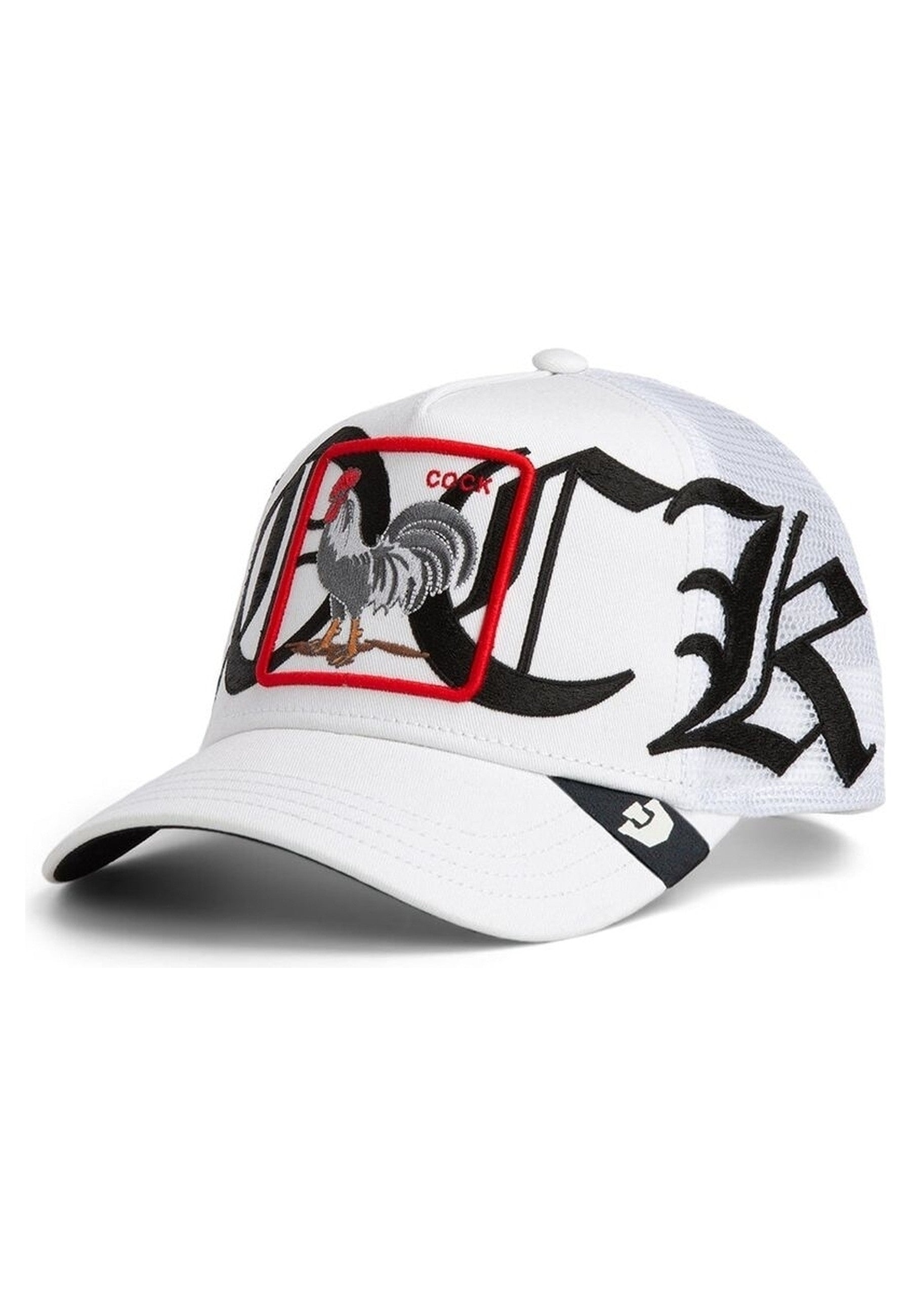 GORRA GOORIN BROS BLANCA GALLO OLD ENGLISH COCK TRUCKER CAP