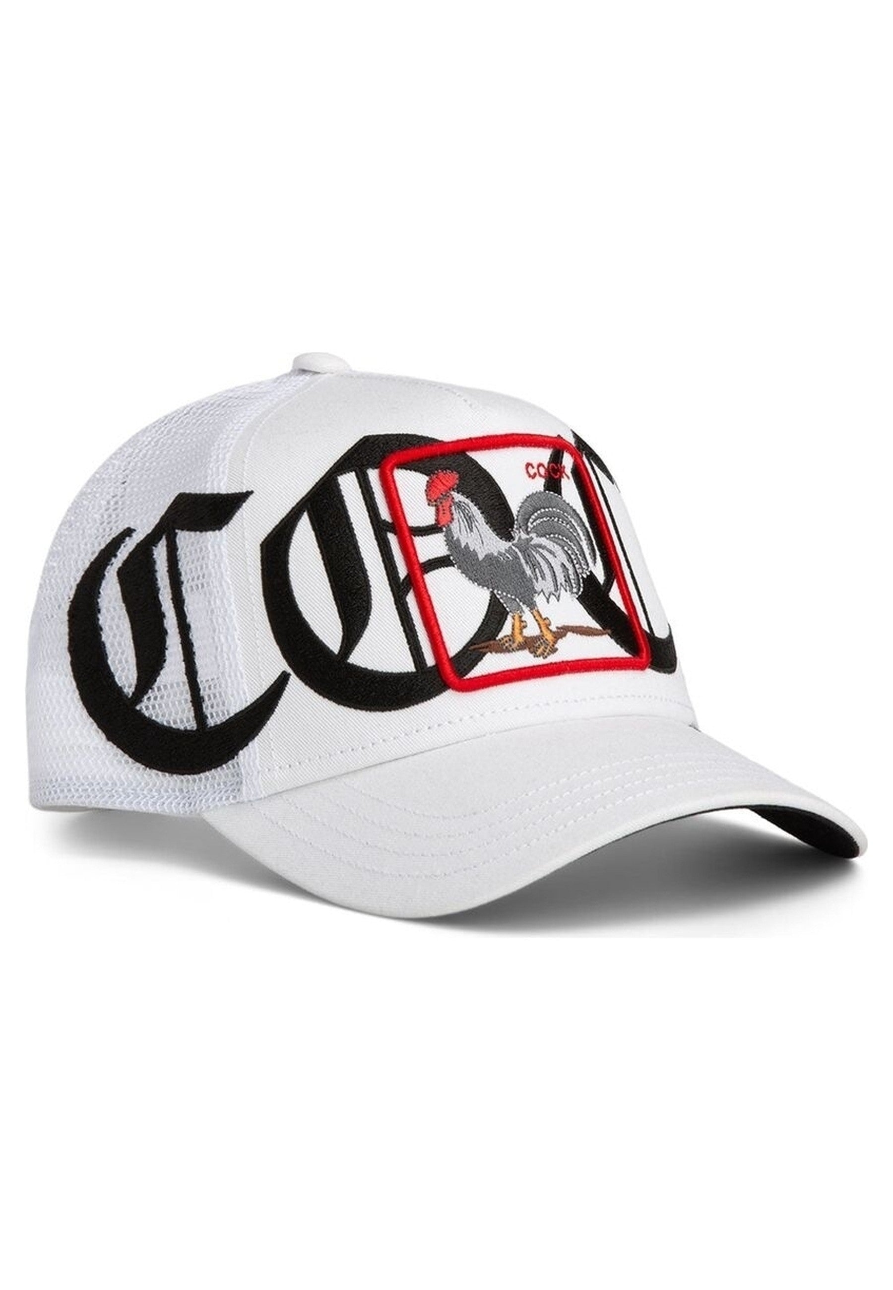 GORRA GOORIN BROS BLANCA GALLO OLD ENGLISH COCK TRUCKER CAP
