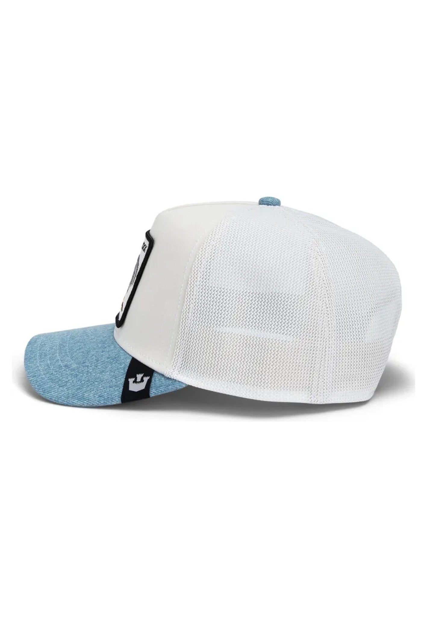 GORRA GOORIN BROS BLANCA GALLO VISERA VAQUERA ROOSTER FAN TRUCKER CAP - AREA ZERO