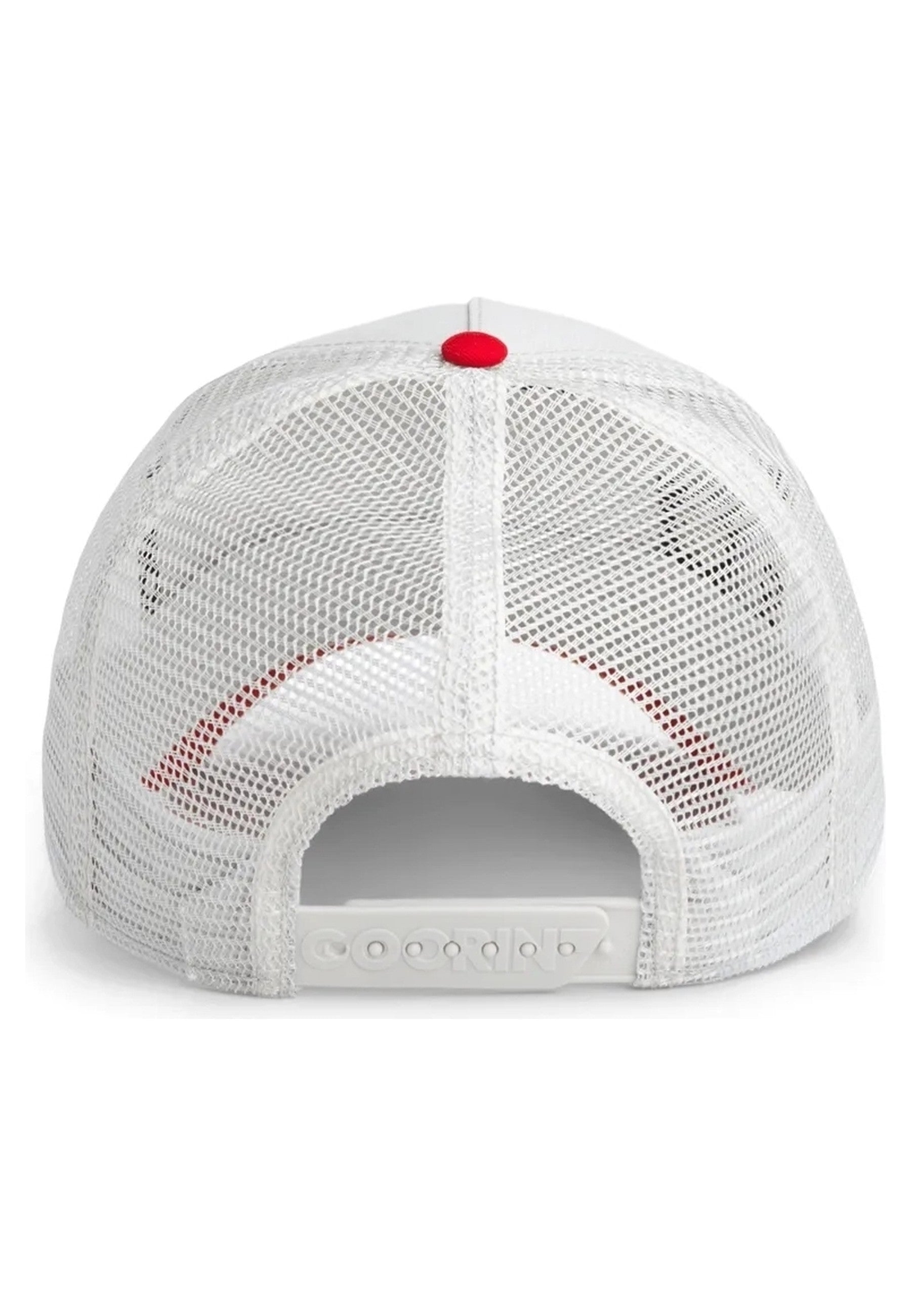 GORRA GOORIN BROS BLANCA HORMAIGA FIRE FLAMES TRUCKER CAP