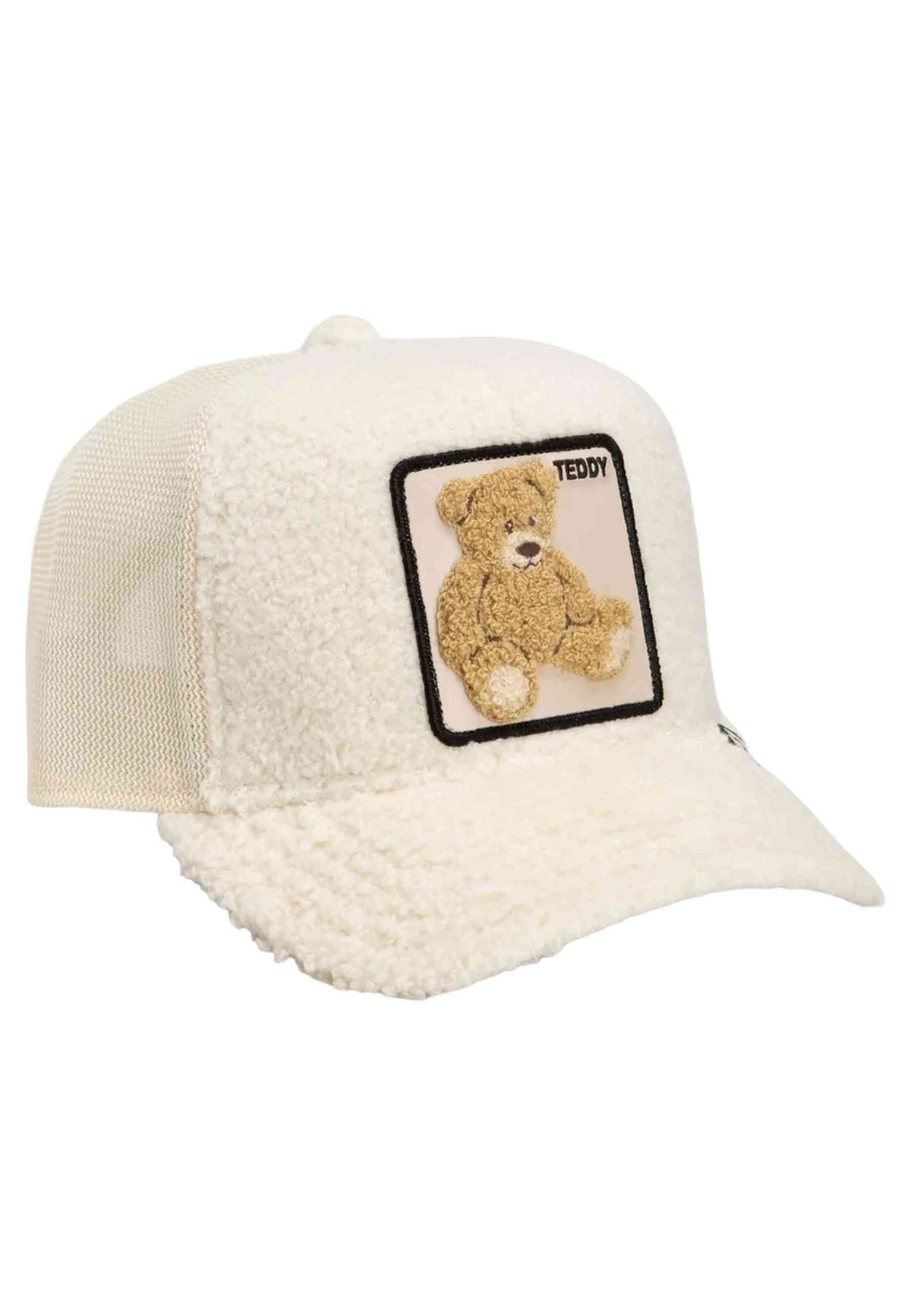 GORRA GOORIN BROS BLANCA OSITO DOUBLE STUFFED TEDDY TRUCKER CAP