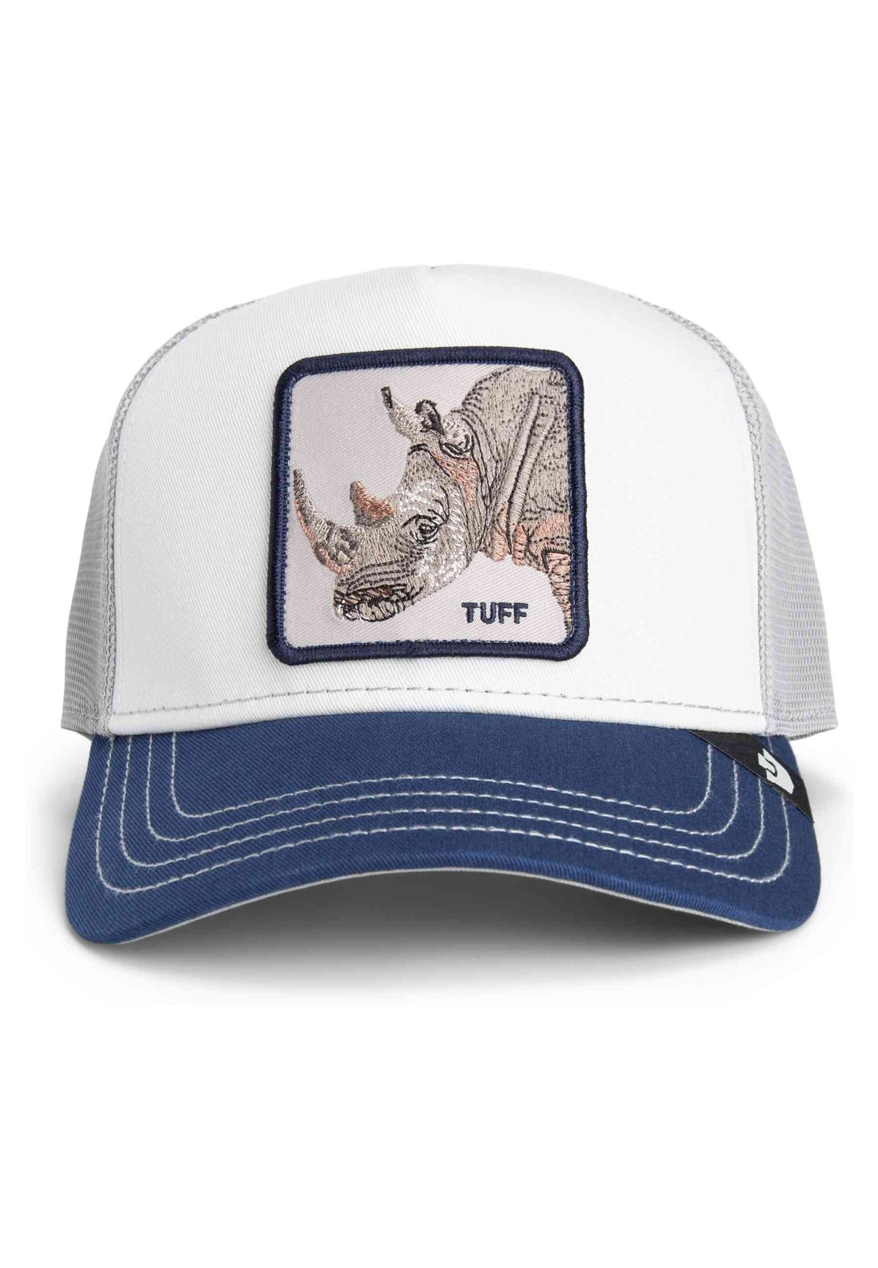 GORRA GOORIN BROS BLANCA RINOCERONTE TRICOLOR RHINO TRUCKER CAP