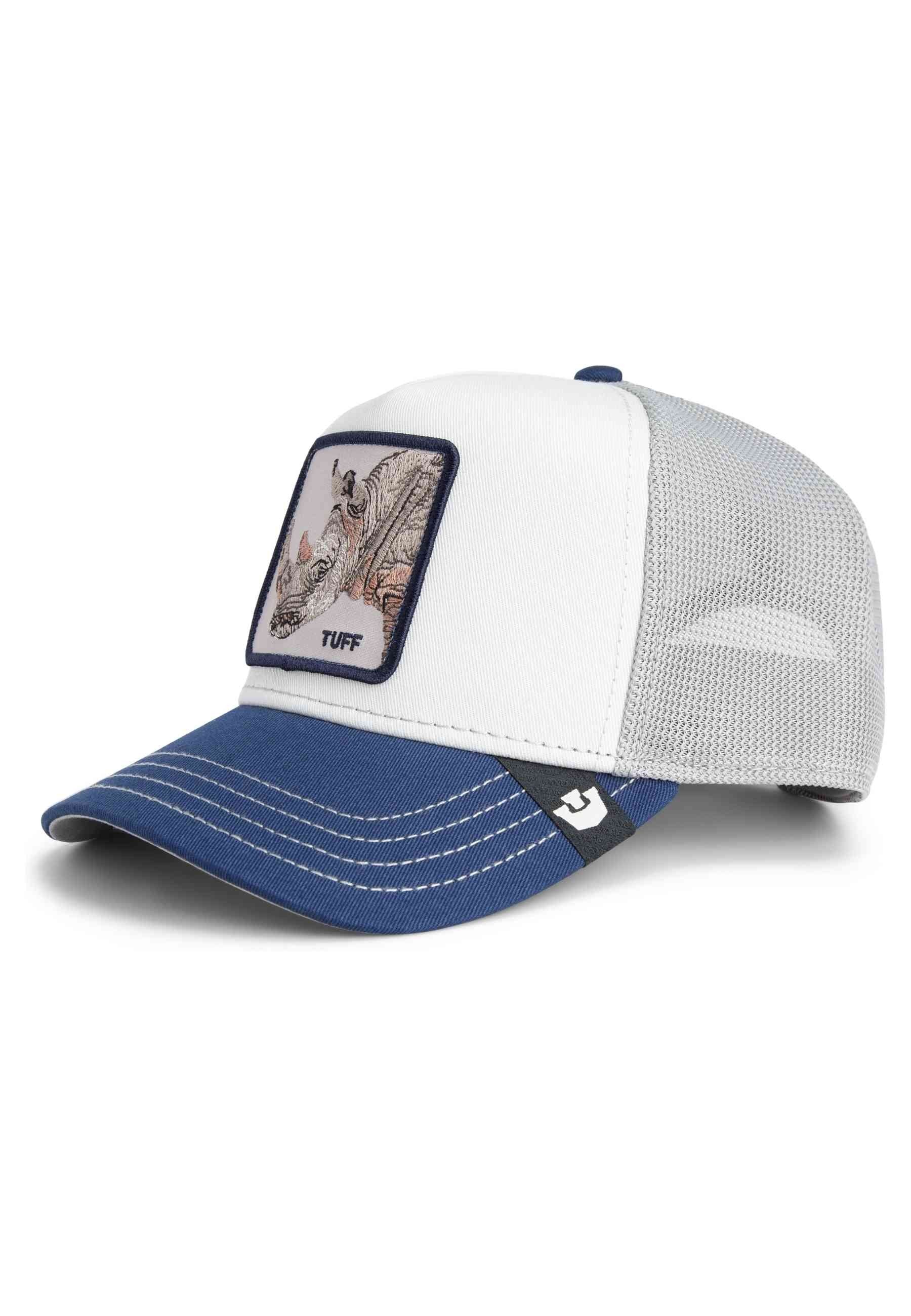 GORRA GOORIN BROS BLANCA RINOCERONTE TRICOLOR RHINO TRUCKER CAP