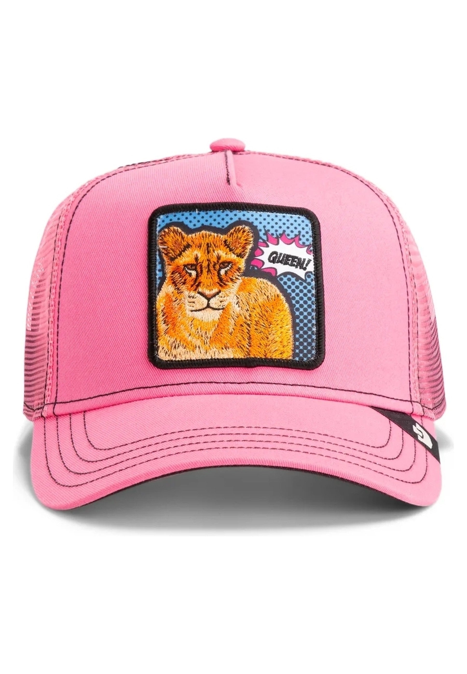 GORRA GOORIN BROS FUXIA LEONA POP ART QUEEN LION TRUCKER CAP