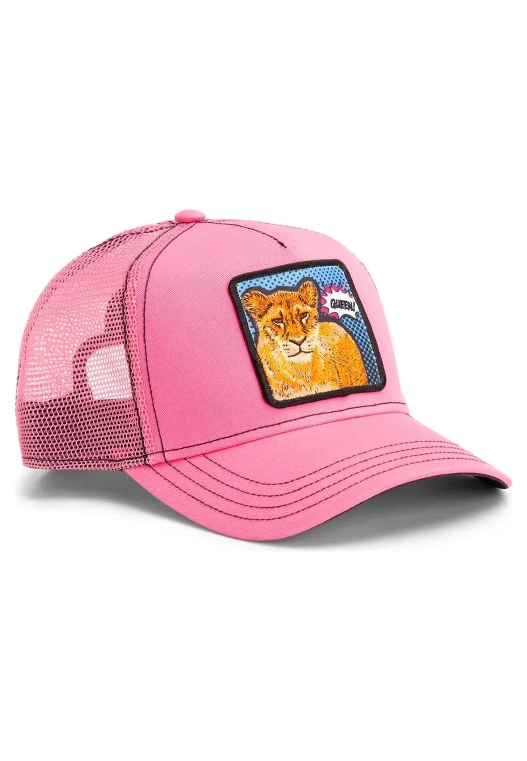 GORRA GOORIN BROS FUXIA LEONA POP ART QUEEN LION TRUCKER CAP