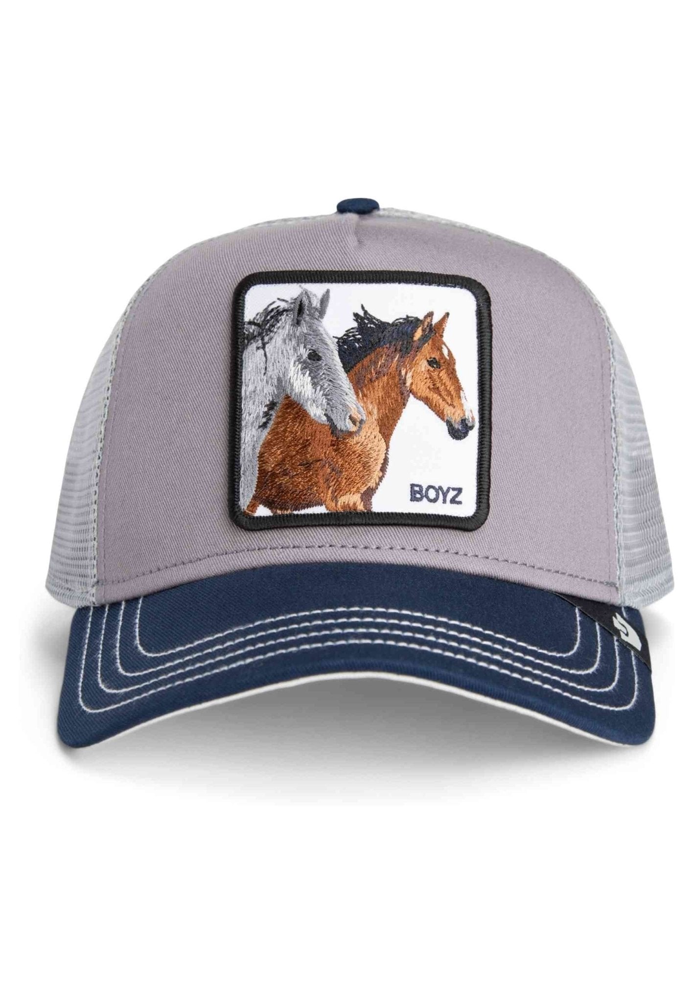 GORRA GOORIN BROS GRIS CABALLOS THE BOYZ TRUCKER CAP - AREA ZERO