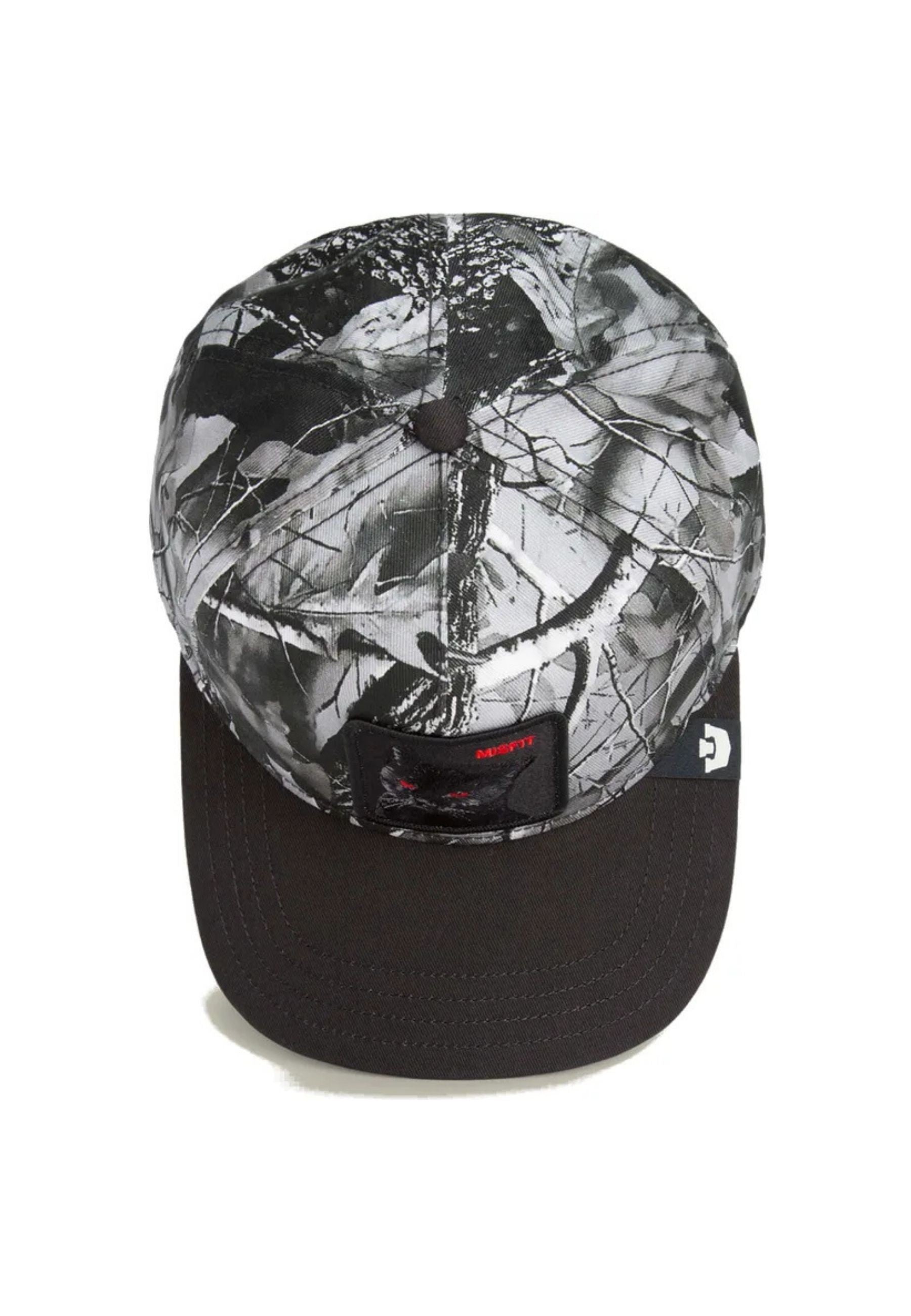 GORRA GOORIN BROS GRIS CAMUFLAJE GATO NEGRO MISFIT CAMO 5 PANELS CAP