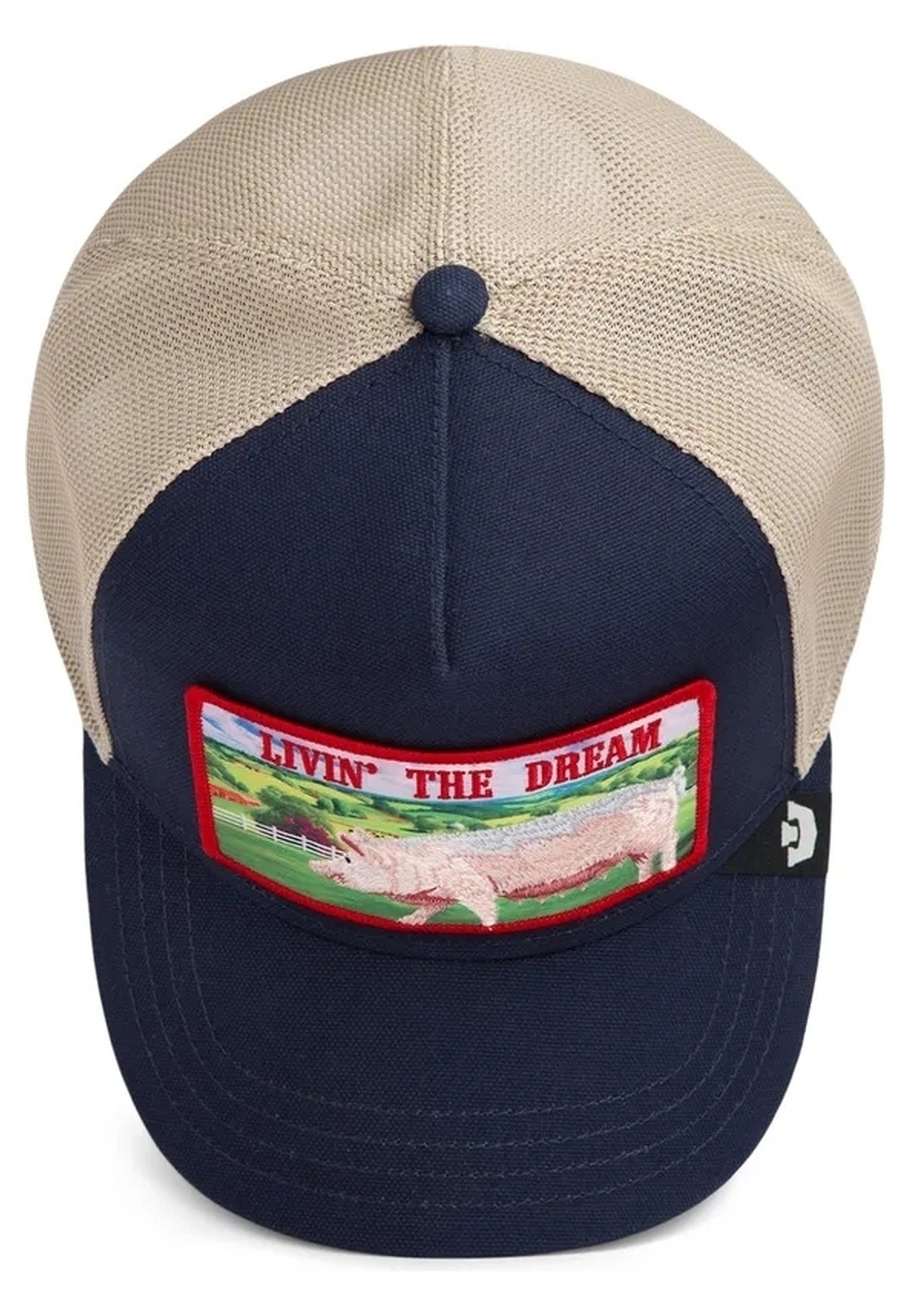 GORRA GOORIN BROS MARINO CERDO GREENER GRAS LIVIN THE DREAM TRUCKER CAP
