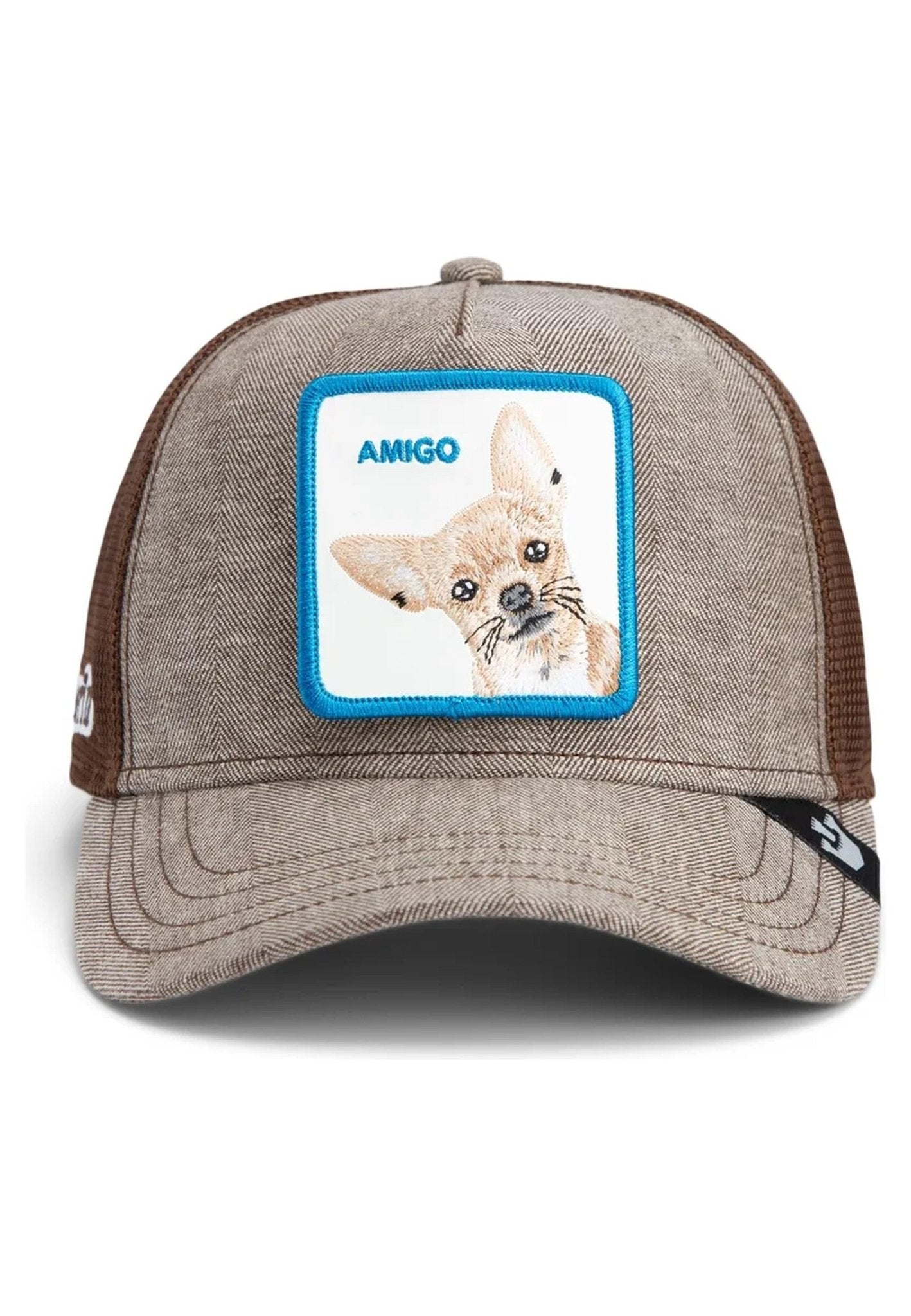 GORRA GOORIN BROS MARRON CHIHUAHUA SUITED FRIEND TRUCKER CAP - AREA ZERO