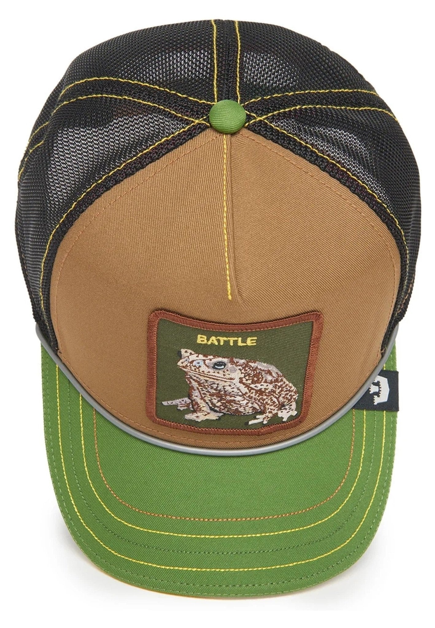 GORRA GOORIN BROS MARRON SAPO RASH ZITS AND PIMPLE TRUCKER CAP - AREA ZERO