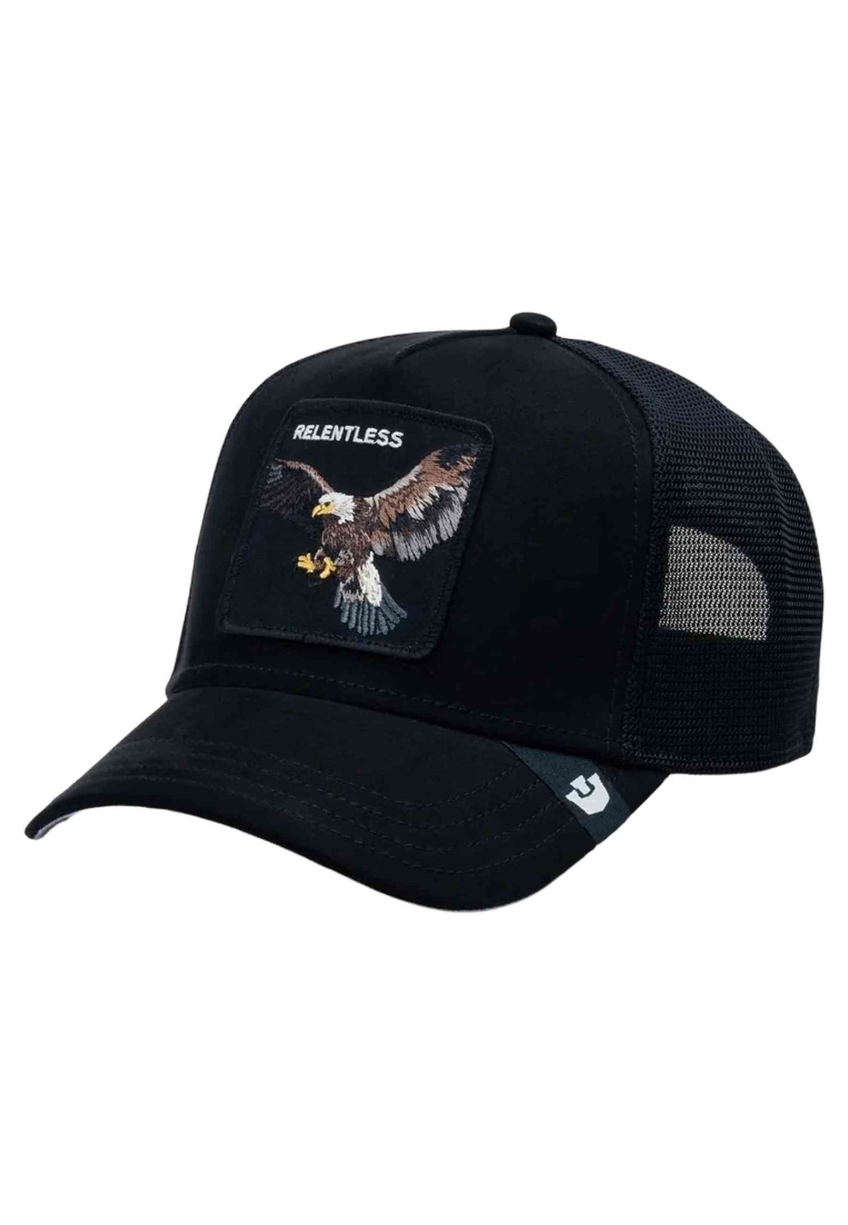 GORRA GOORIN BROS NEGRA AGUILA SUEDE REPRESENT EAGLE TRUCKER CAP
