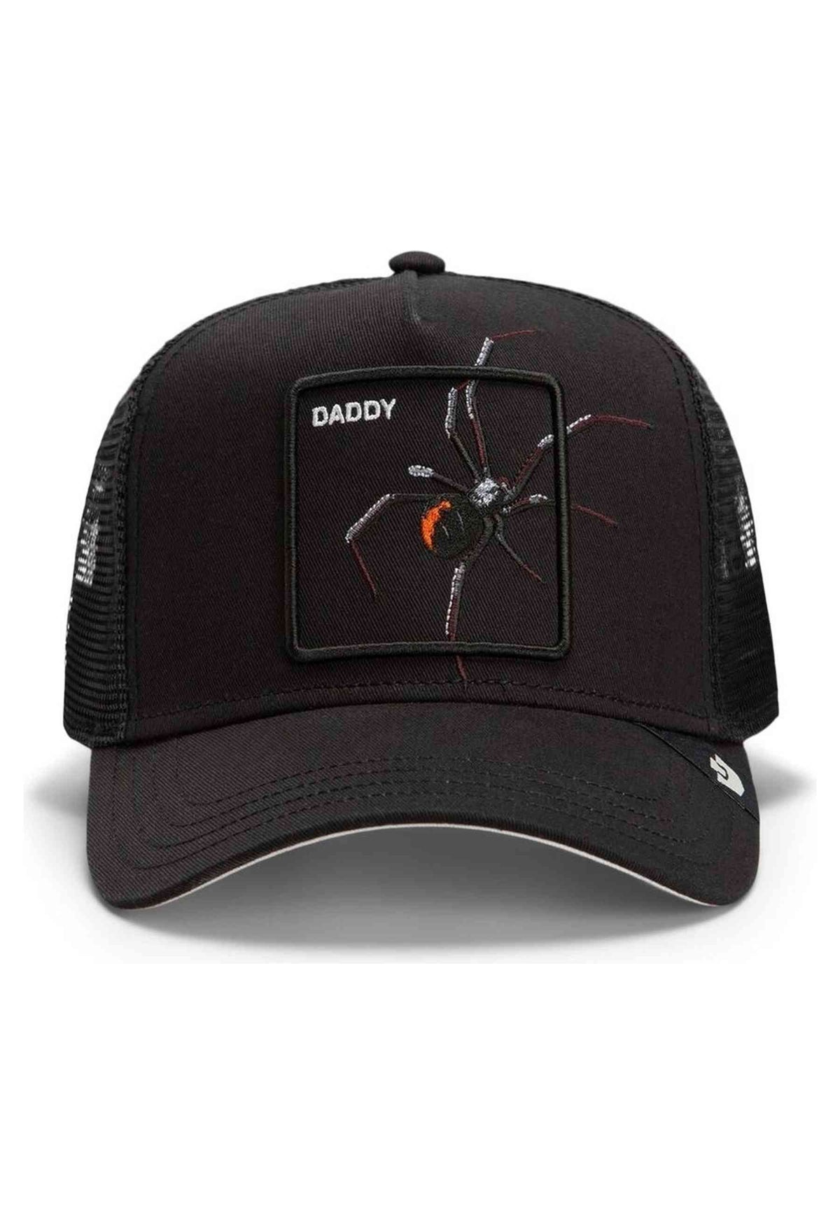 GORRA GOORIN BROS NEGRA ARAÑA OVER THE LINE SPIDER TRUCKER CAP