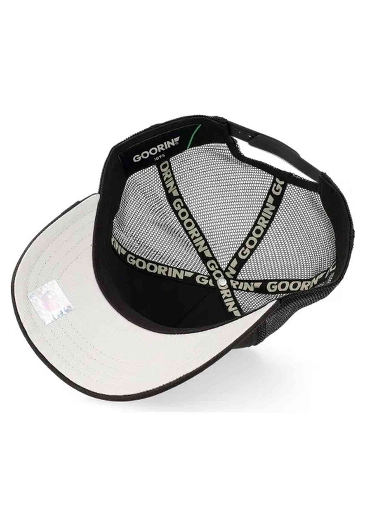 GORRA GOORIN BROS NEGRA ARAÑA OVER THE LINE SPIDER TRUCKER CAP