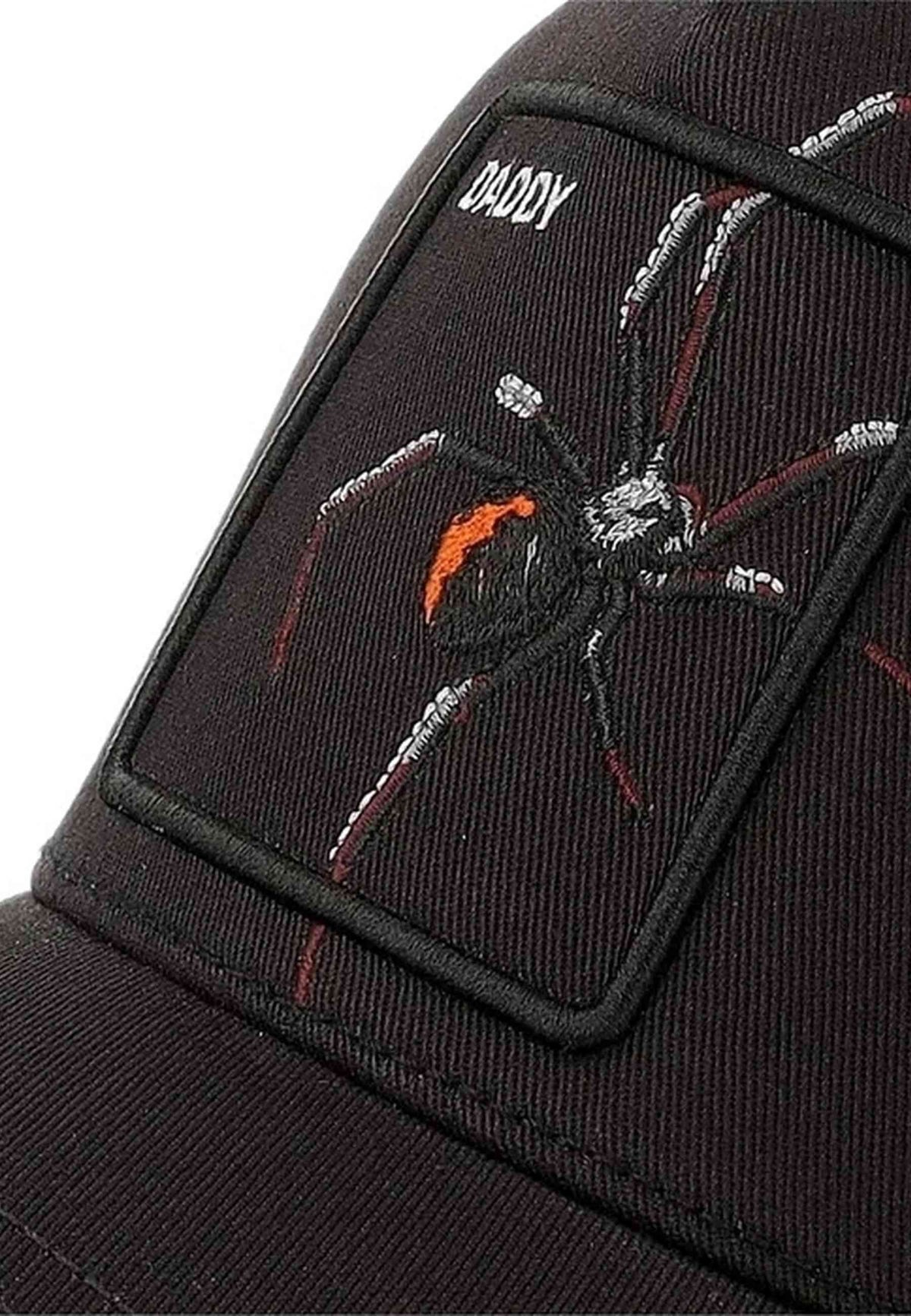 GORRA GOORIN BROS NEGRA ARAÑA OVER THE LINE SPIDER TRUCKER CAP