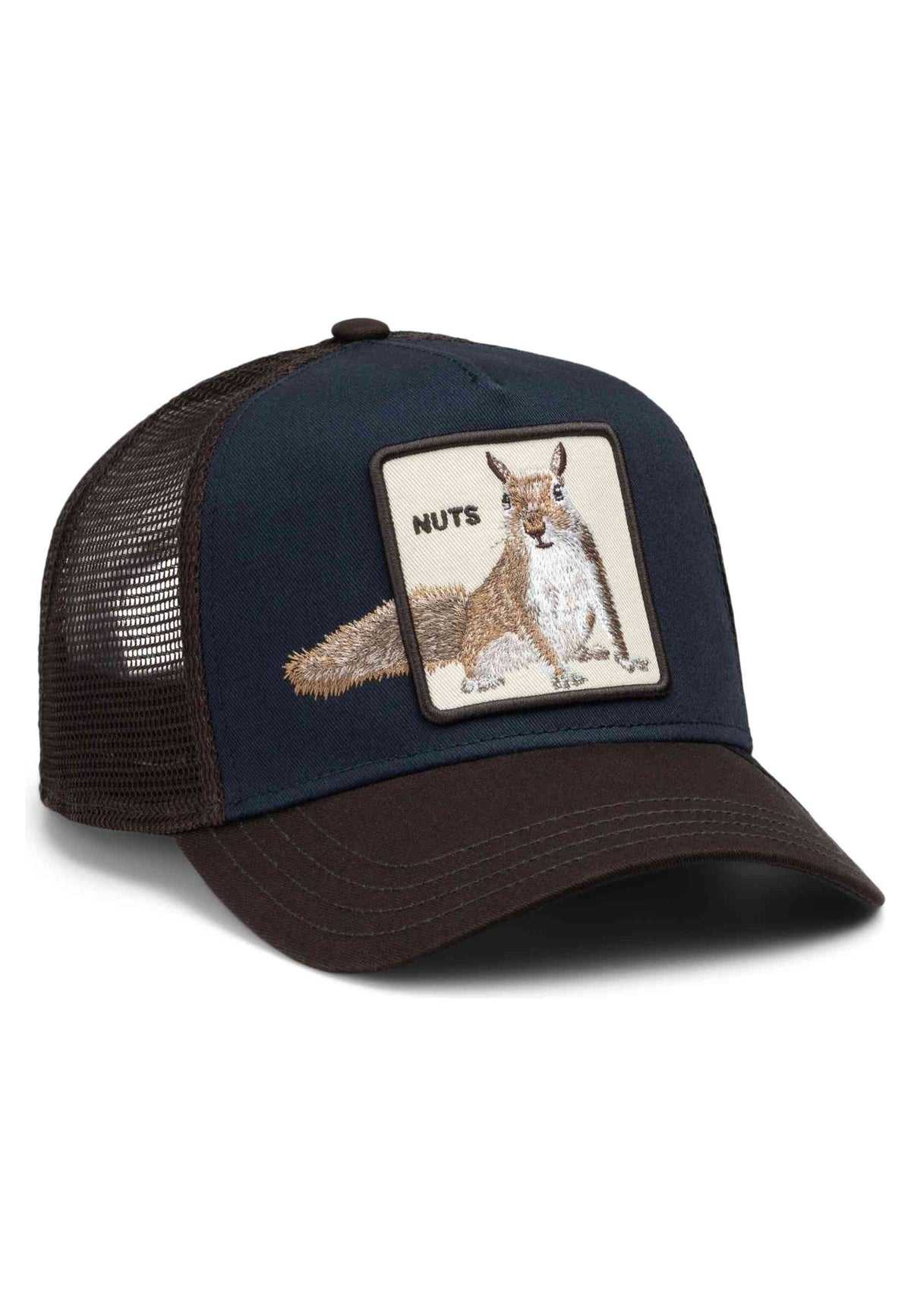 GORRA GOORIN BROS NEGRA ARDILLA OVER THE LINE SQUIRREL TRUCKER CAP