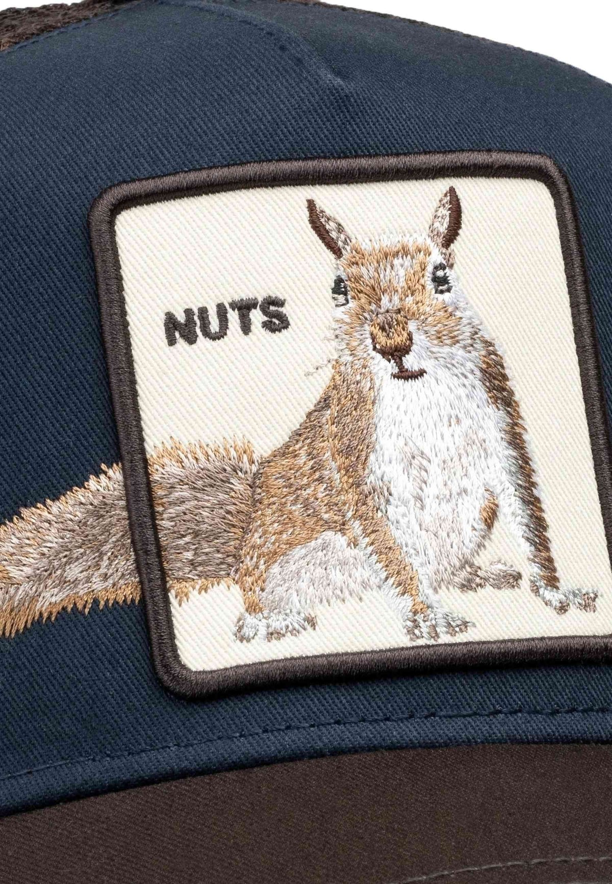GORRA GOORIN BROS NEGRA ARDILLA OVER THE LINE SQUIRREL TRUCKER CAP