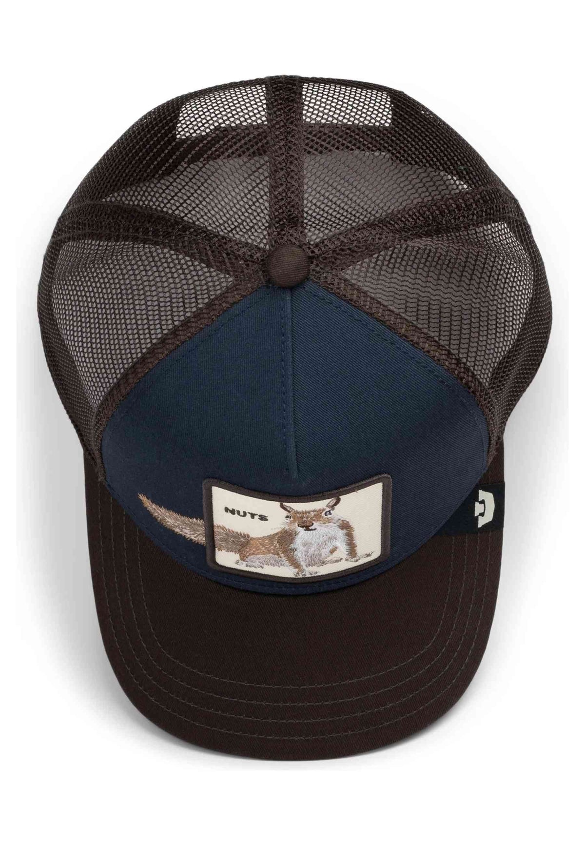 GORRA GOORIN BROS NEGRA ARDILLA OVER THE LINE SQUIRREL TRUCKER CAP