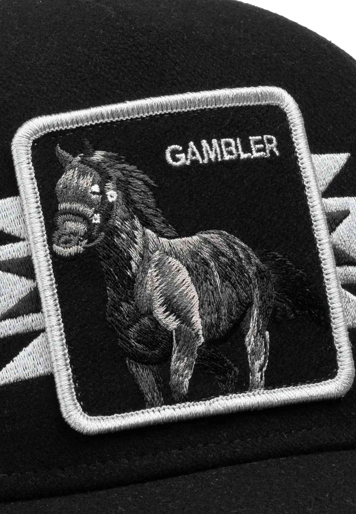 GORRA GOORIN BROS NEGRA CABALLO CANYON GAMBLER TRUCKER CAP