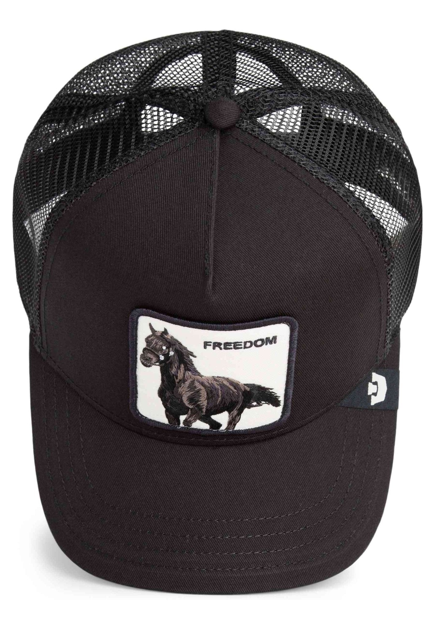 GORRA GOORIN BROS NEGRA CABALLO FREEDOM HORSE TRUCKER CAP - AREA ZERO