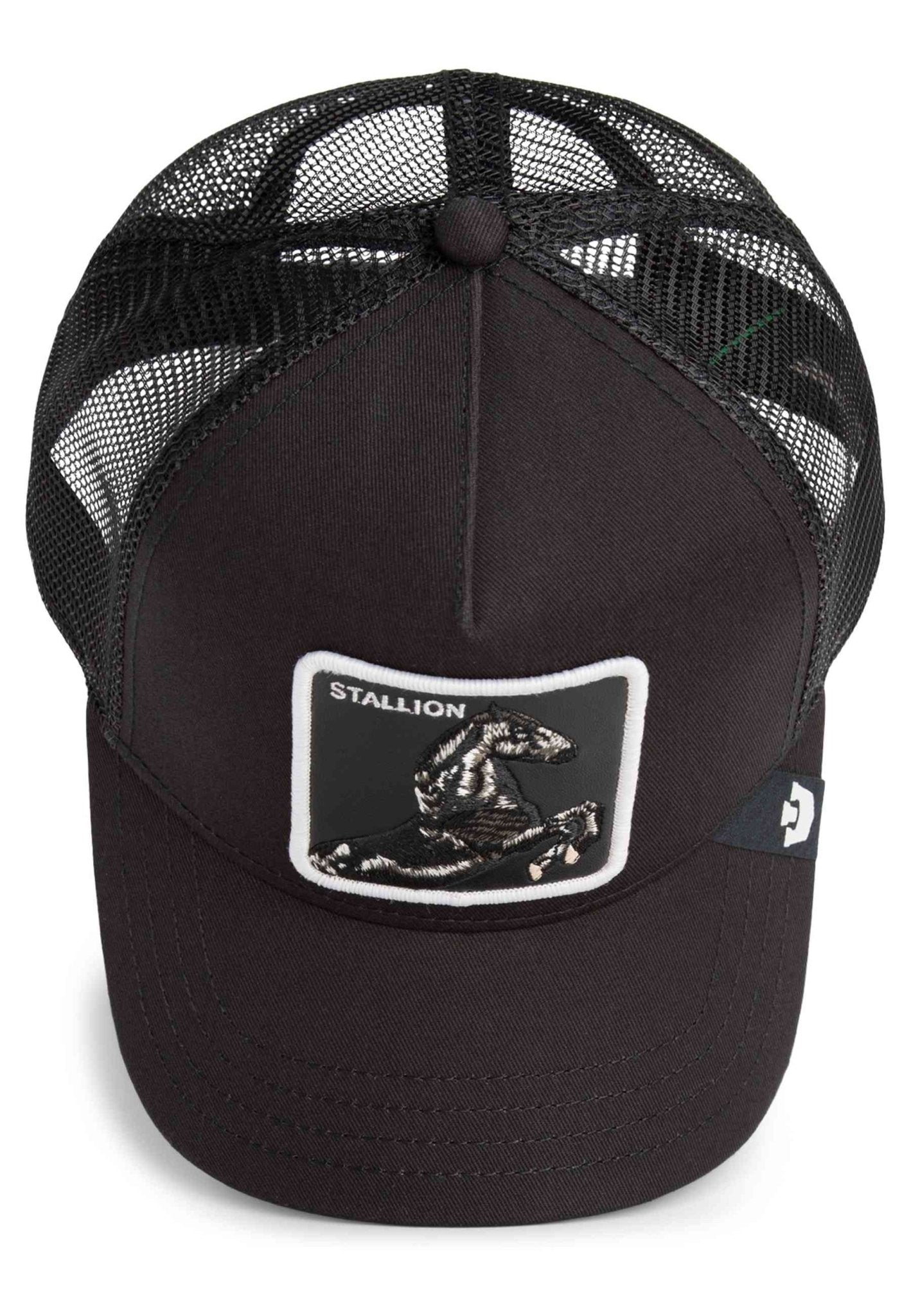 GORRA GOORIN BROS NEGRA CABALLO THE STALLION TRUCKER - AREA ZERO