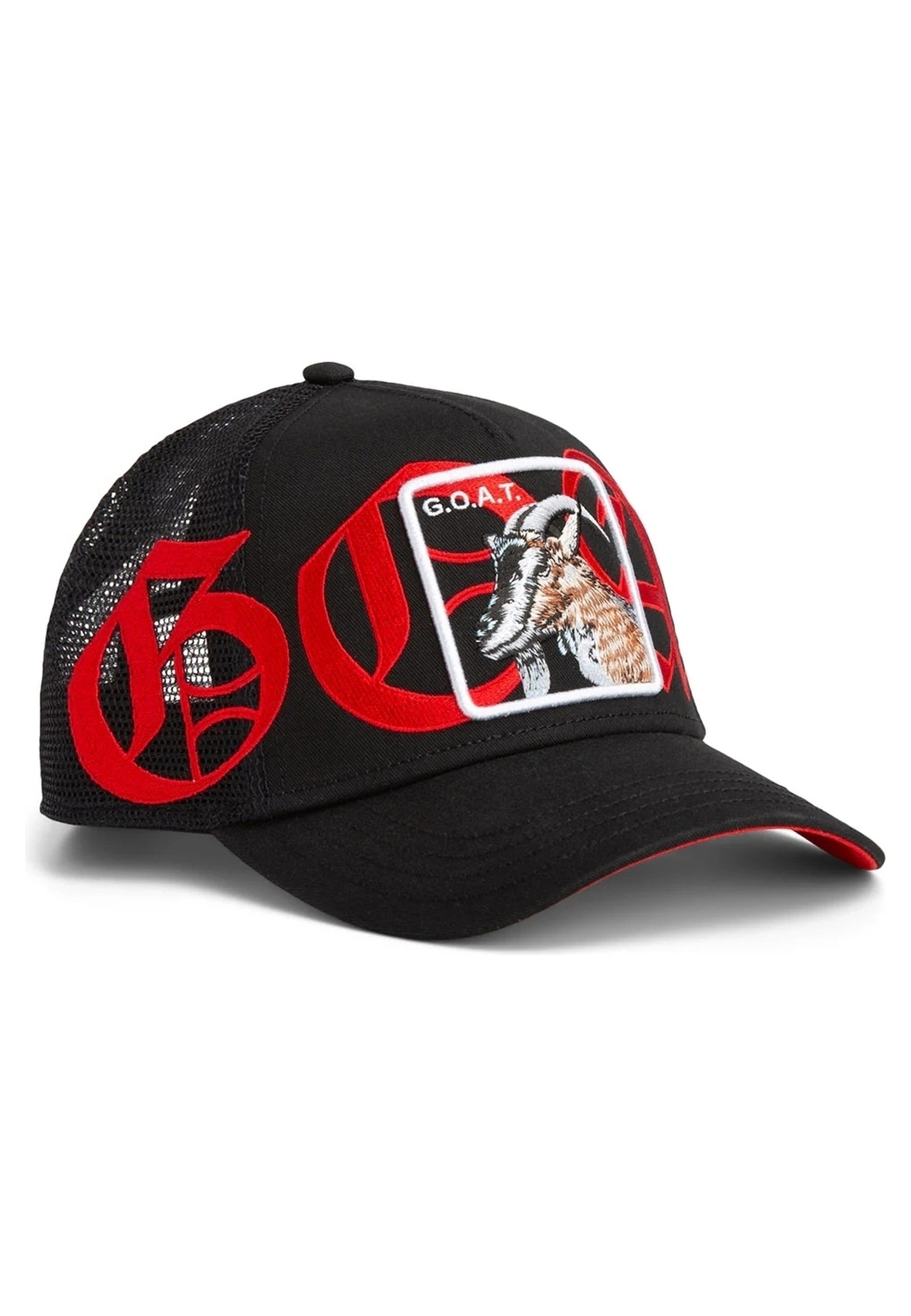 GORRA GOORIN BROS NEGRA CABRA OLD ENGLISH GOAT TRUCKER CAP