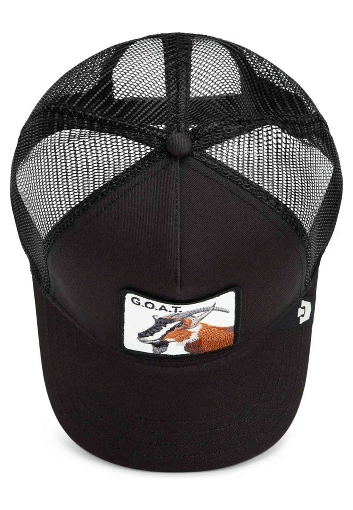 GORRA GOORIN BROS NEGRA CABRA THE GOAT TRUCKER CAP
