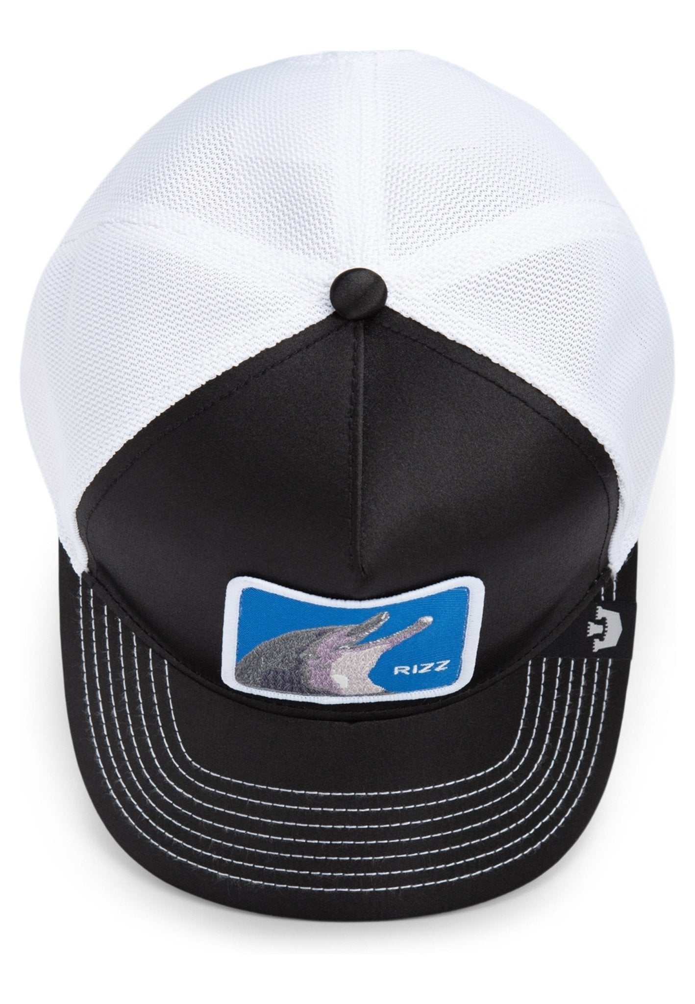 GORRA GOORIN BROS NEGRA DELFIN RIZZKY BIZZNIZZ SATIN TRUCKER CAP - AREA ZERO
