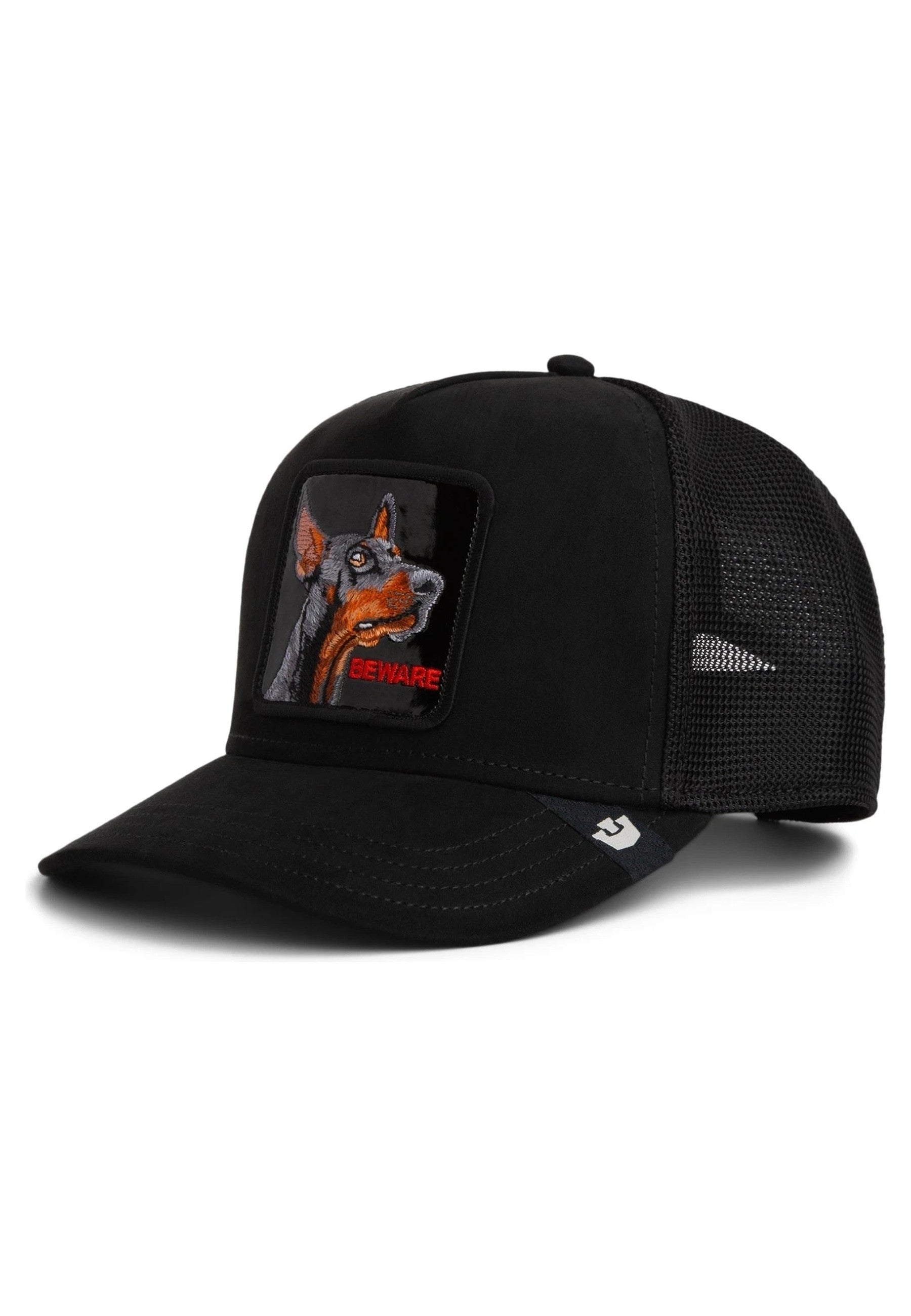 GORRA GOORIN BROS NEGRA DOBERMAN BLACK OUT DOBERMAN TRUCKER CAP