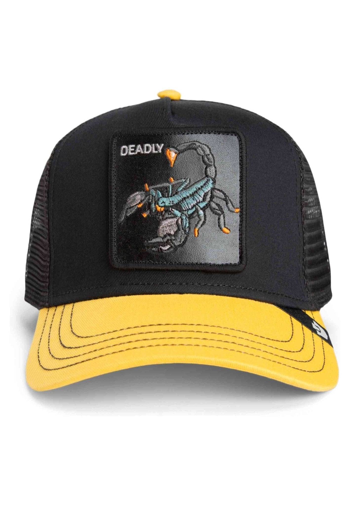 GORRA GOORIN BROS NEGRA ESCORPION DEADLY TRUCKER CAP - AREA ZERO