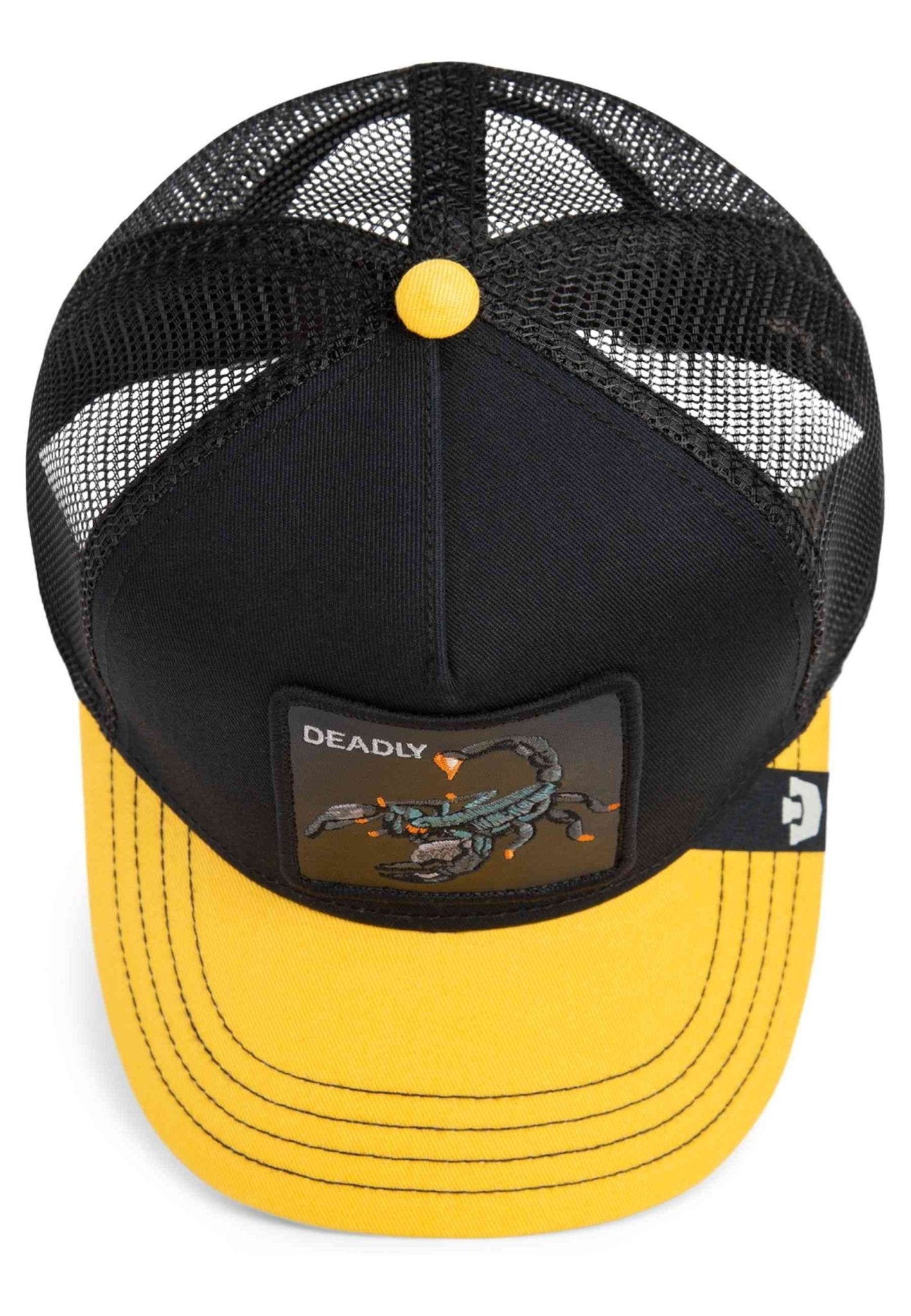 GORRA GOORIN BROS NEGRA ESCORPION DEADLY TRUCKER CAP - AREA ZERO