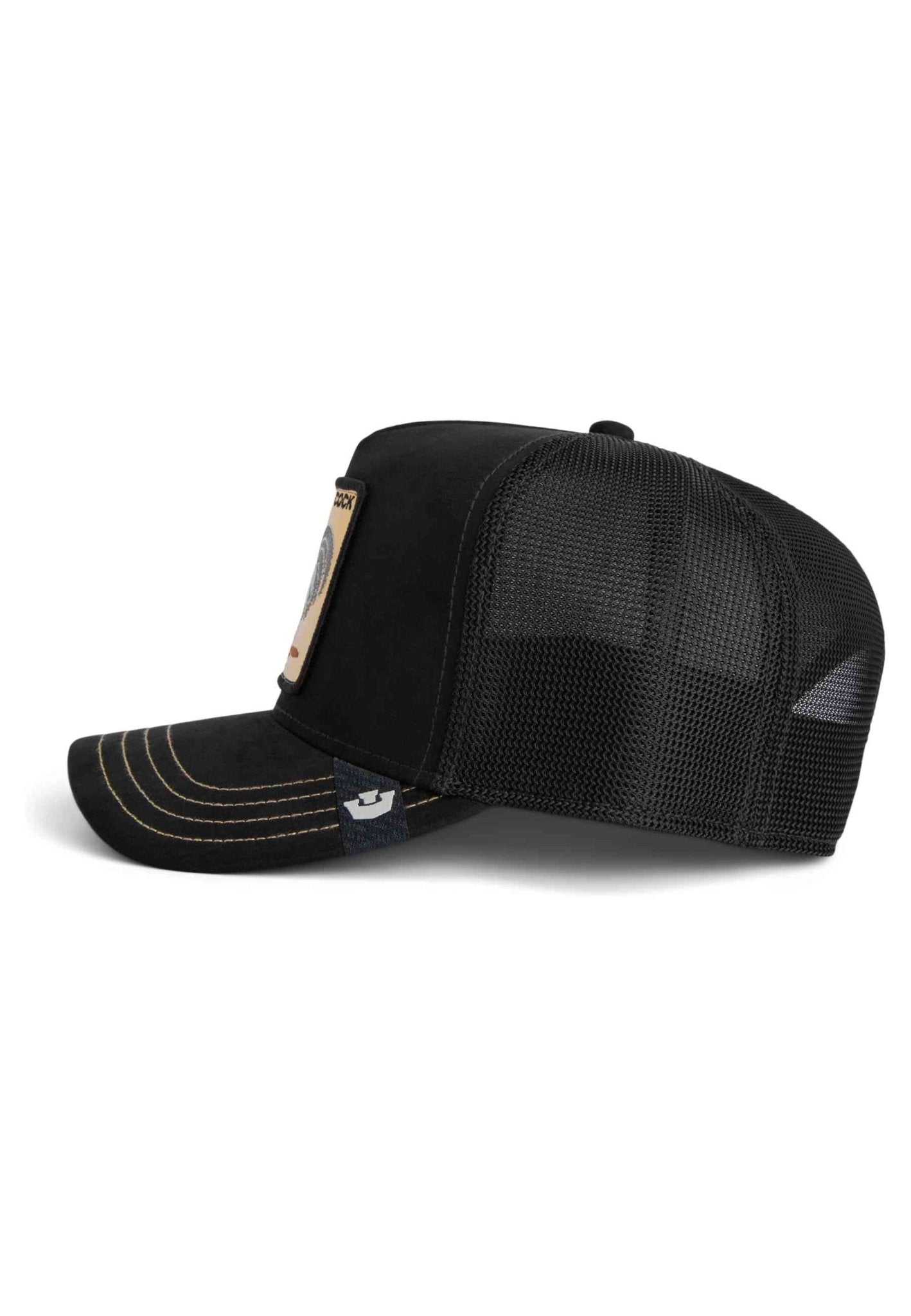 GORRA GOORIN BROS NEGRA GALLO GOLDEN COCK TRUCKER CAP - AREA ZERO
