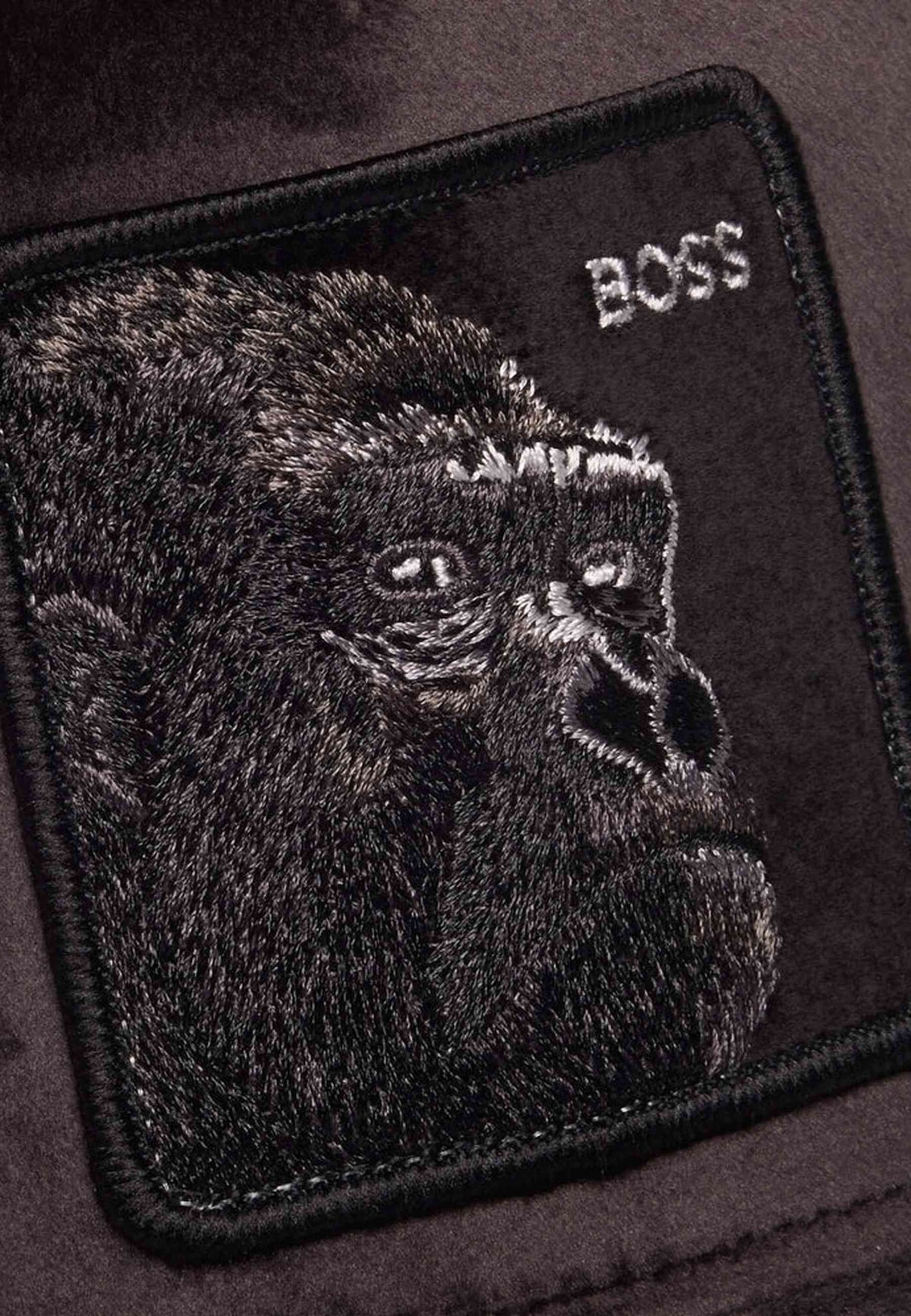 GORRA GOORIN BROS NEGRA GORILA VELOUR BOSS TRUCKER CAP