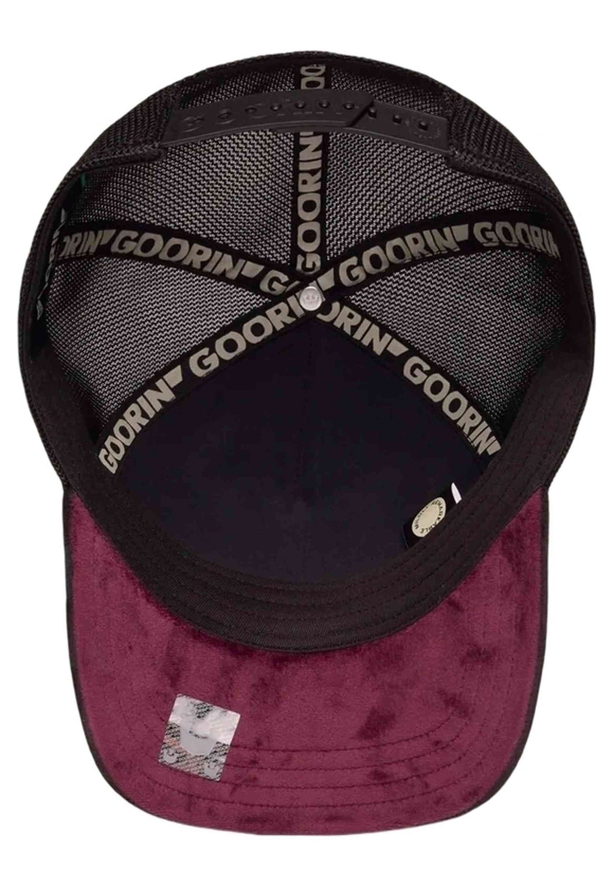 GORRA GOORIN BROS NEGRA GORILA VELOUR BOSS TRUCKER CAP
