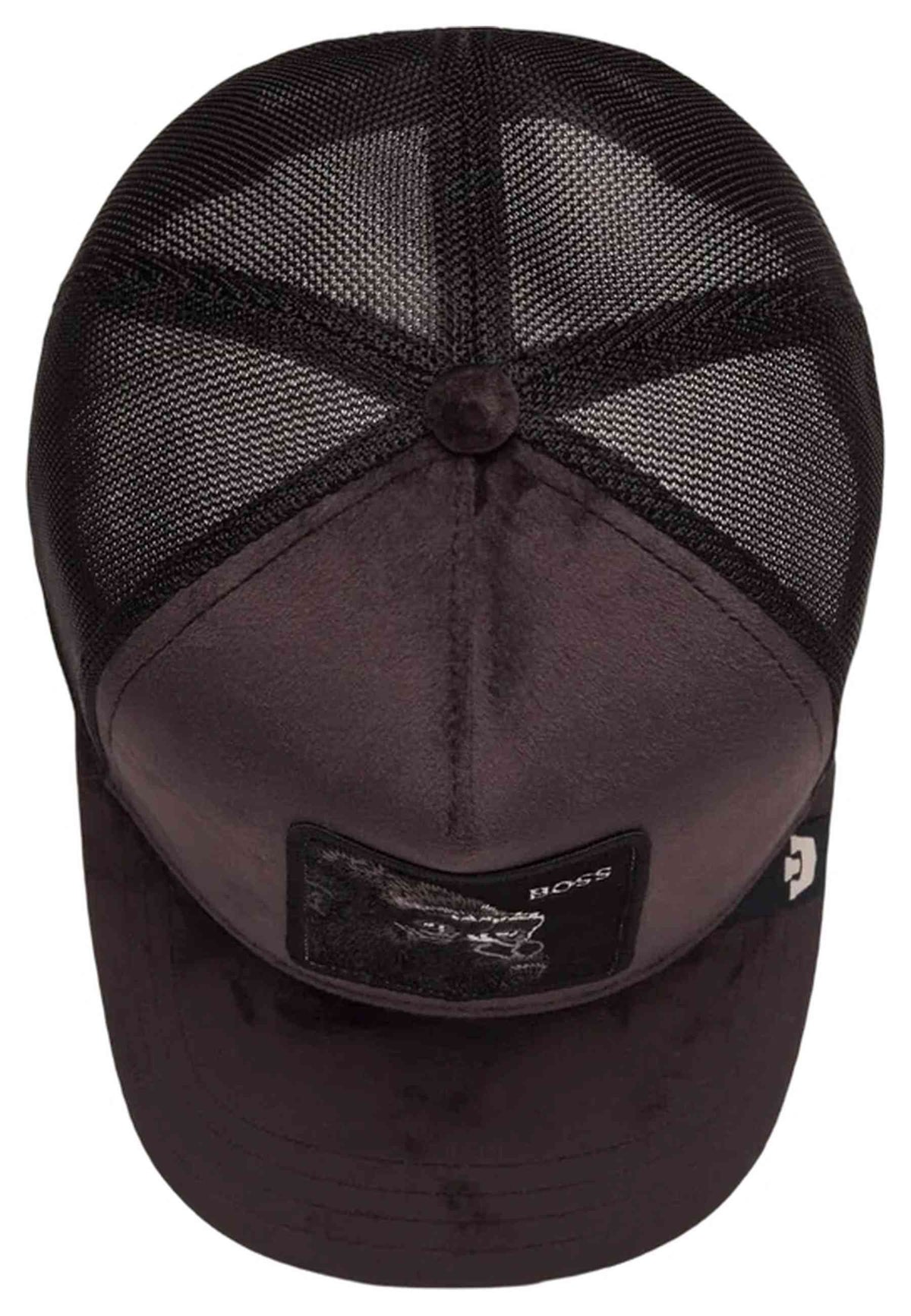 GORRA GOORIN BROS NEGRA GORILA VELOUR BOSS TRUCKER CAP