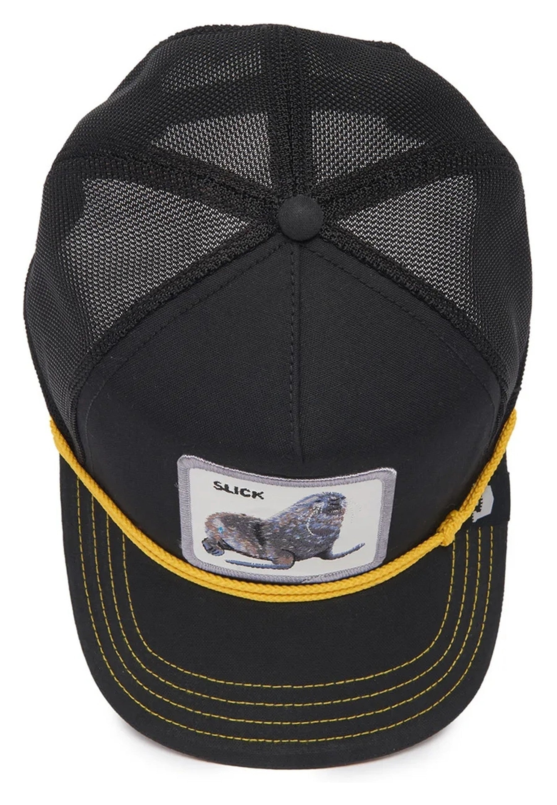 GORRA GOORIN BROS NEGRA LEON MARINO SEAL OF APPROVAL TRUCKER CAP