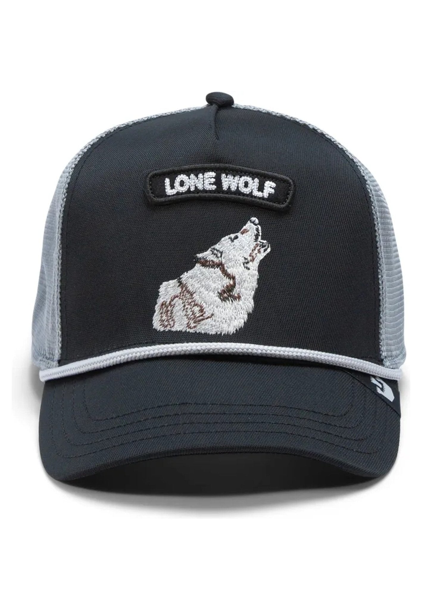GORRA GOORIN BROS NEGRA LOBO GB2 WOLF TRUCKER CAP - AREA ZERO