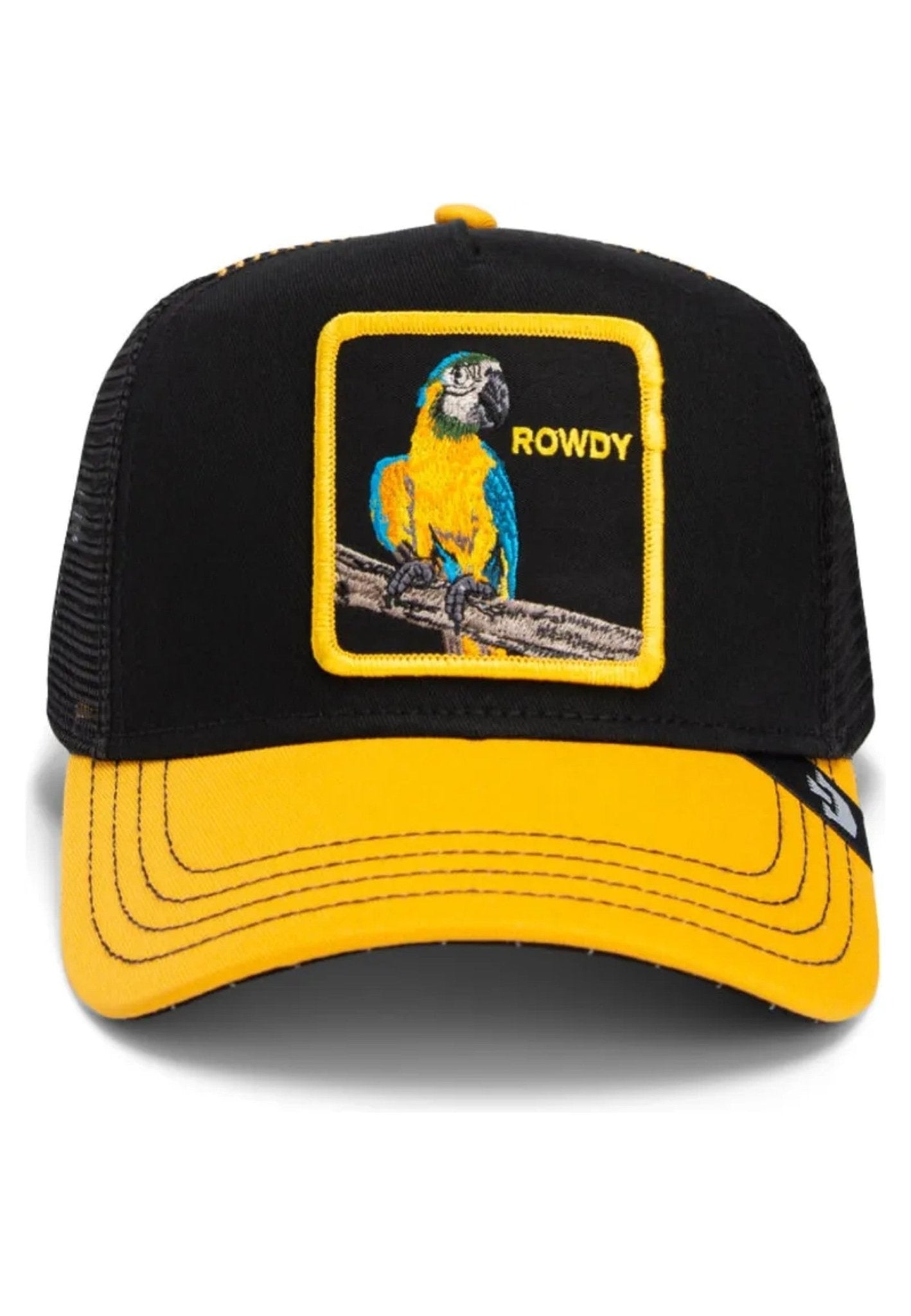 GORRA GOORIN BROS NEGRA LORO THE ROWDY BIRD TRUCKER CAP - AREA ZERO