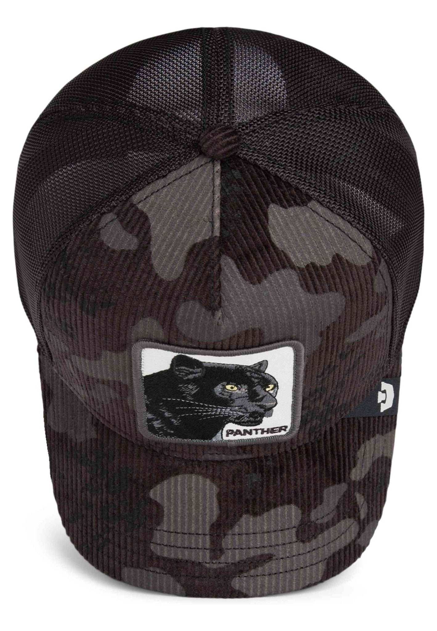 GORRA GOORIN BROS NEGRA PANTERA VELOUR PANTHER TRUCKER CAP - AREA ZERO