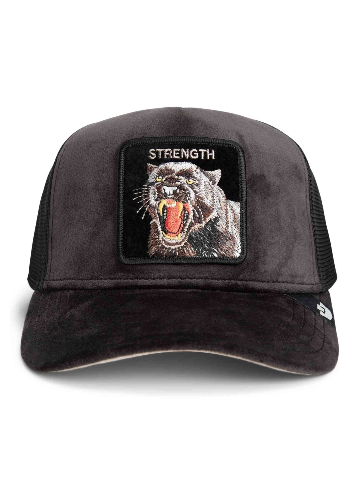 GORRA GOORIN BROS NEGRA PANTERA VELOUR PANTHER TRUCKER CAP - AREA ZERO
