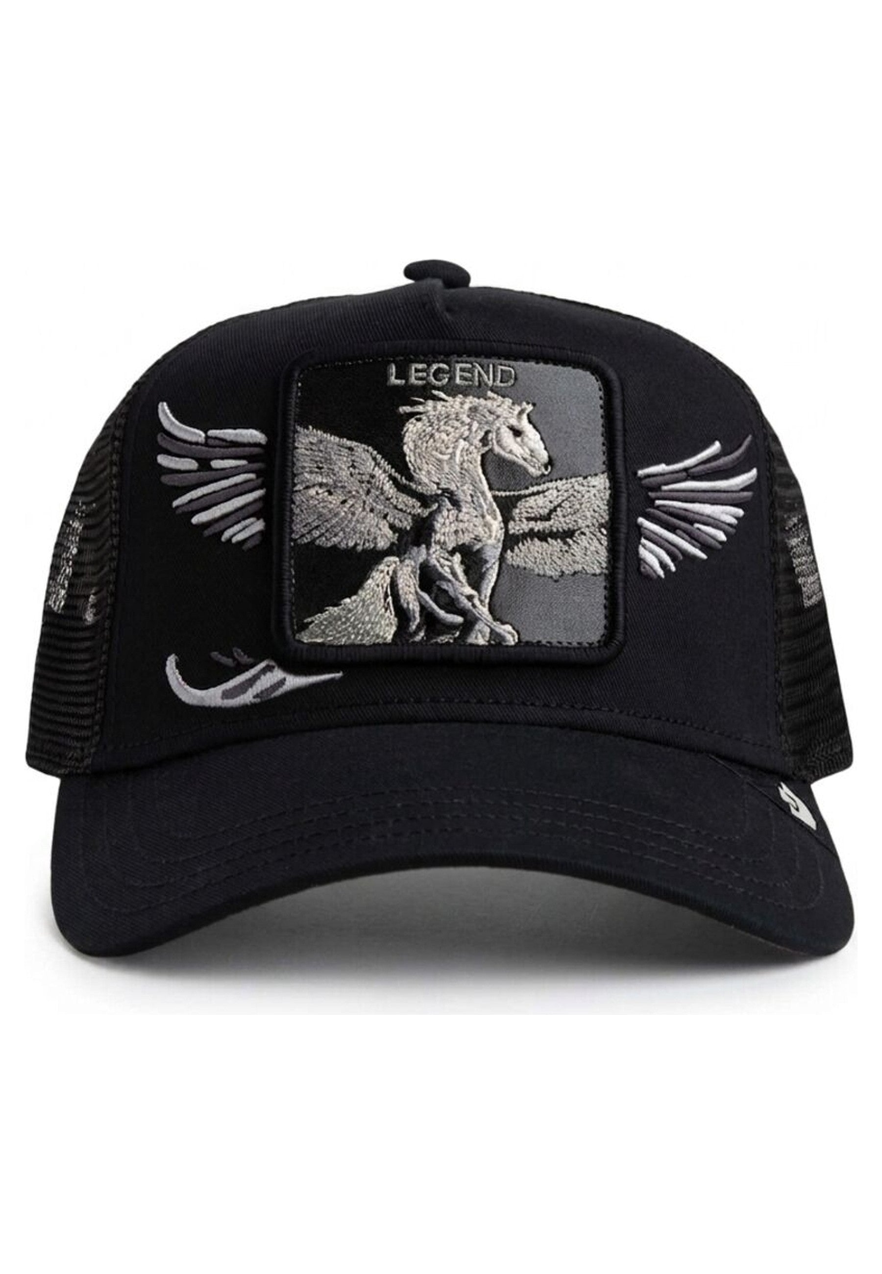 GORRA GOORIN BROS NEGRA PEGASO WINGS LEGEND TRUCKER CAP