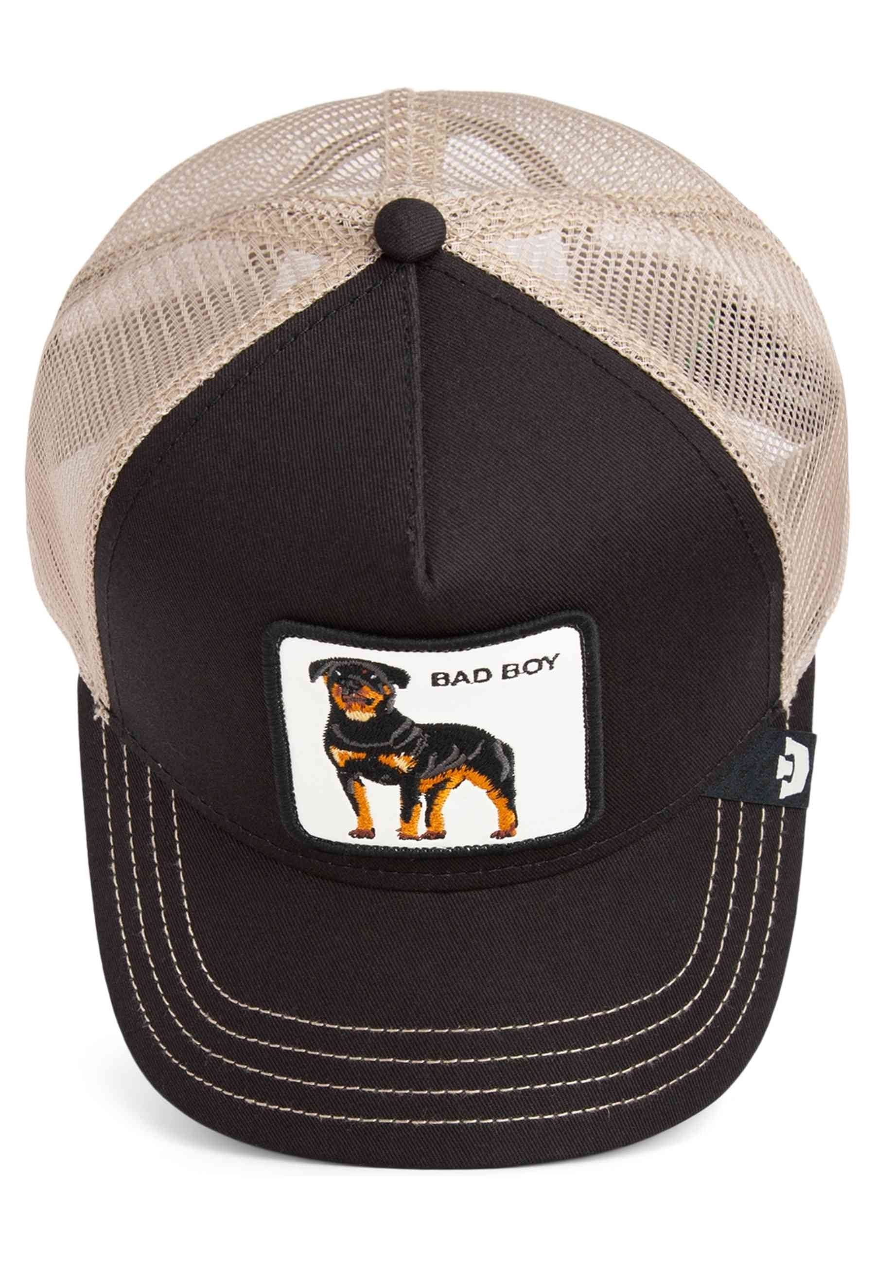 GORRA GOORIN BROS NEGRA ROTTWEILLER BAD BOY TRUCKER CAP
