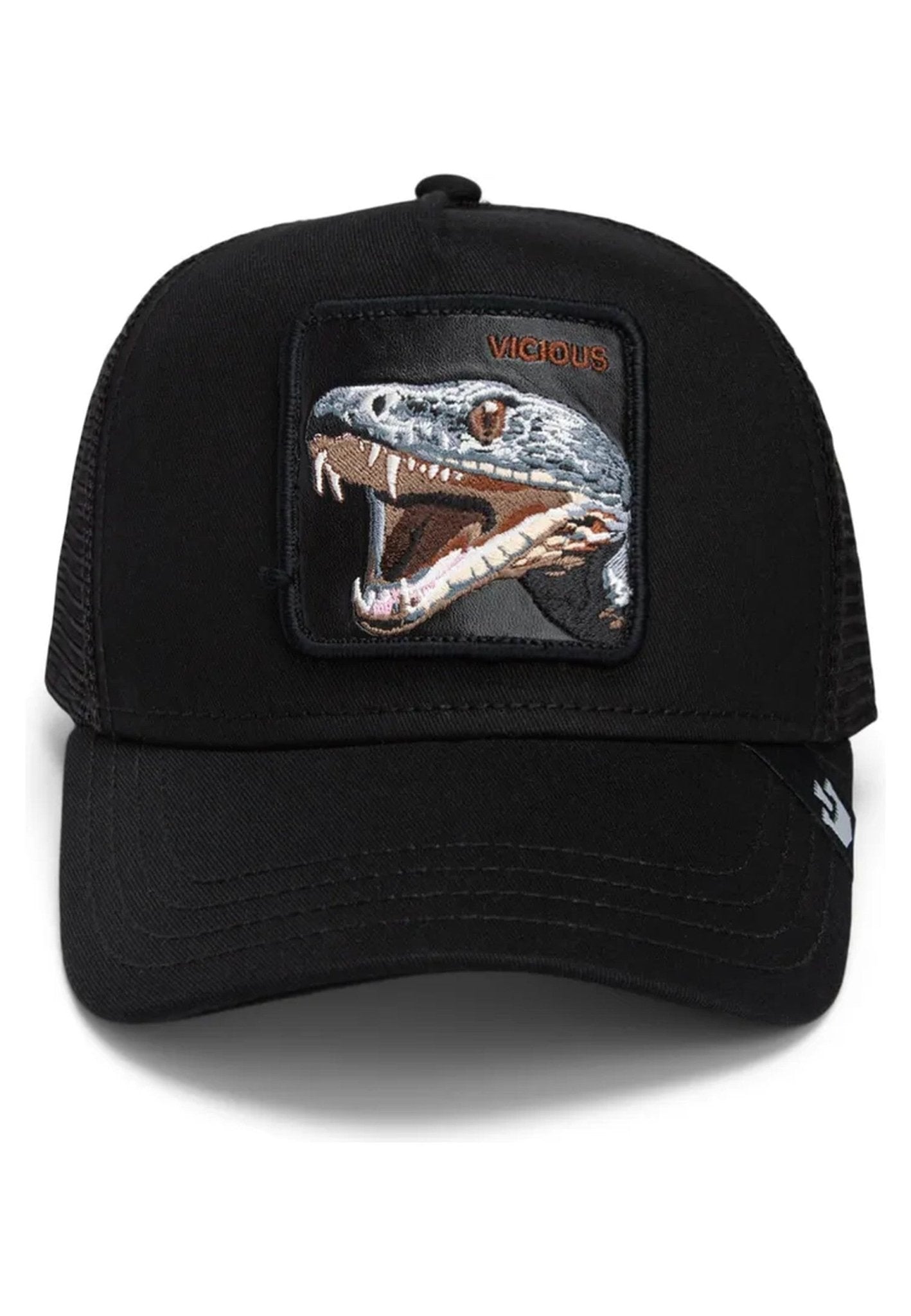 GORRA GOORIN BROS NEGRA SERPIENTE THE VICIUS SNAKE TRUCKER CAP - AREA ZERO