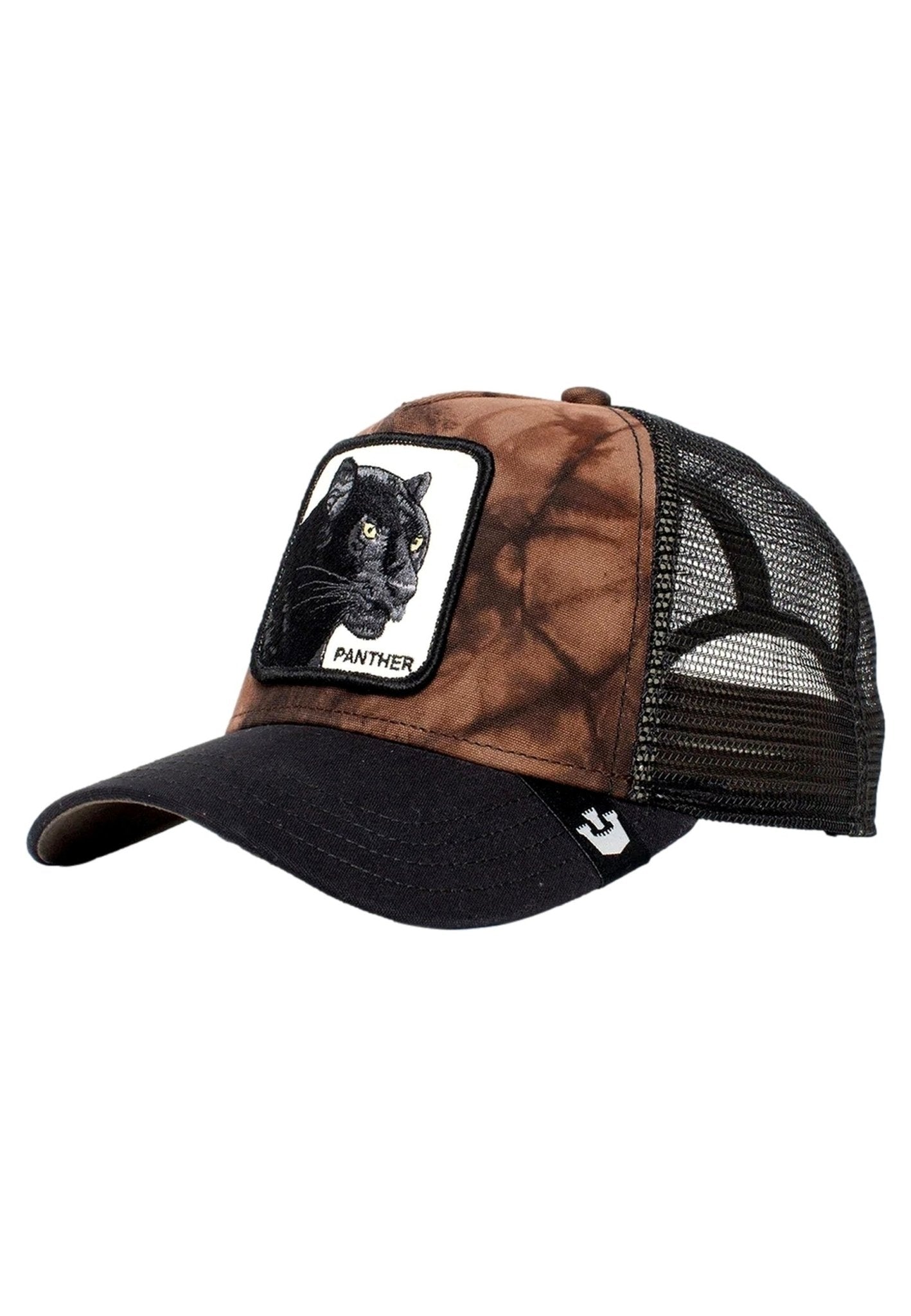 GORRA GOORIN BROS NEGRA TYE DYE ACID PANTHER TRUCKER CAP - AREA ZERO
